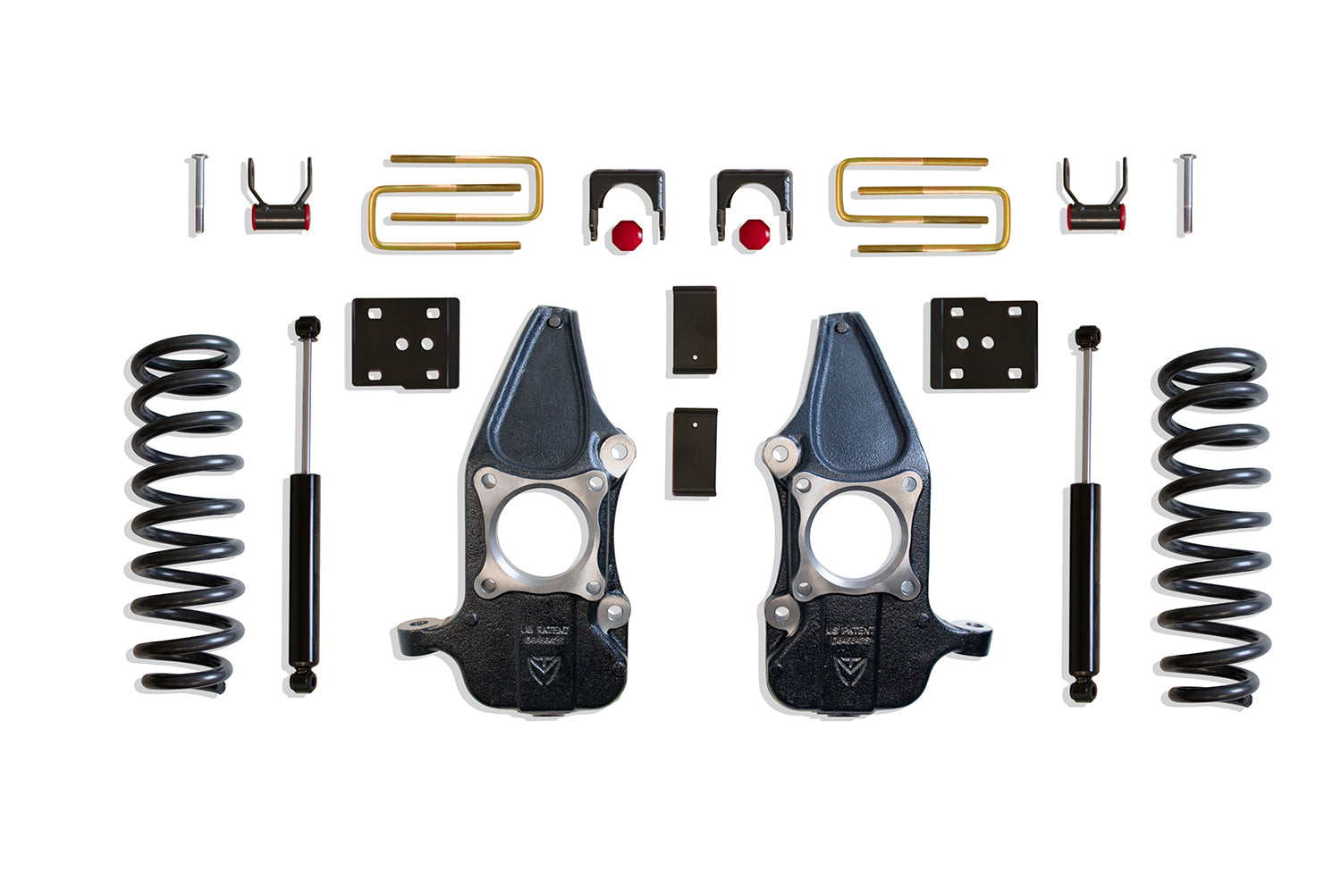 MaxTrac Suspension 2015-2020 Ford F-150 2WD 4WD 3"/5" Lowering Kit 4Dr Ecoboost KC333235-6