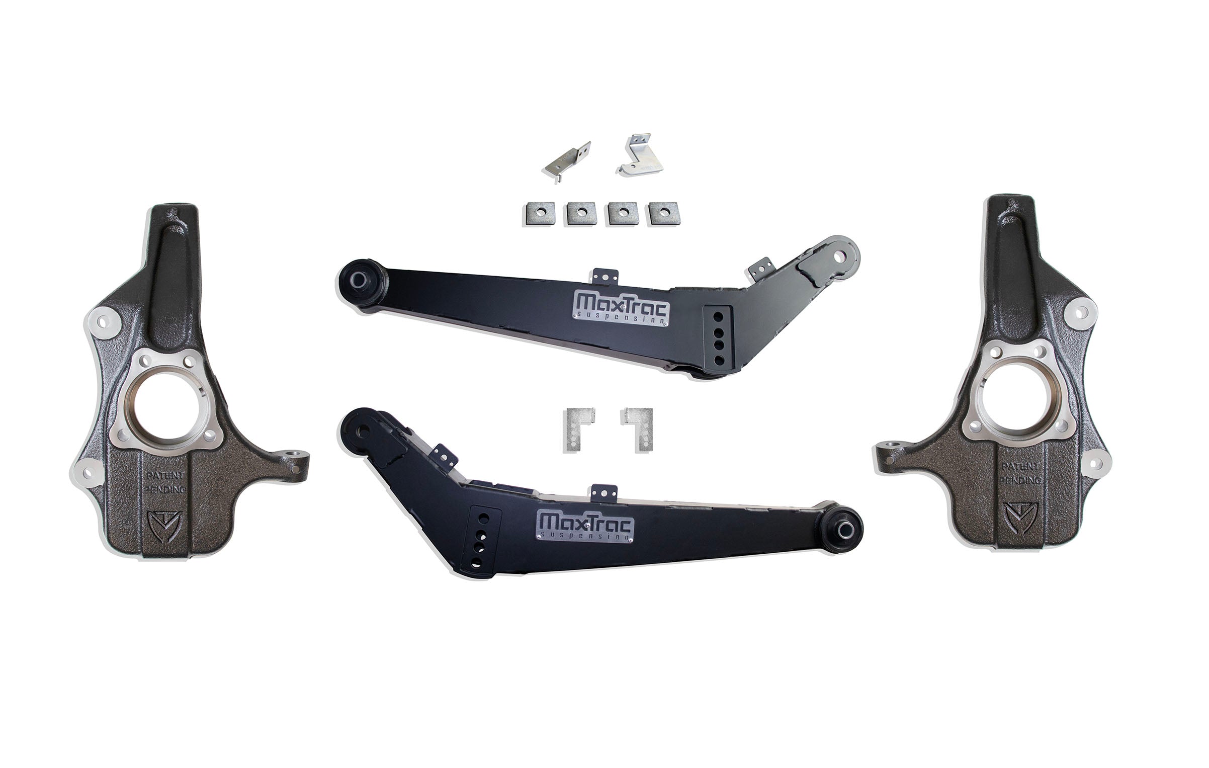 MaxTrac Suspension 2021-2025 Chevrolet Silverado GMC Sierra SUV 2WD 4WD 2"/3" Lowering Kit With Magneride Adaptive Ride KS330823HC-AR