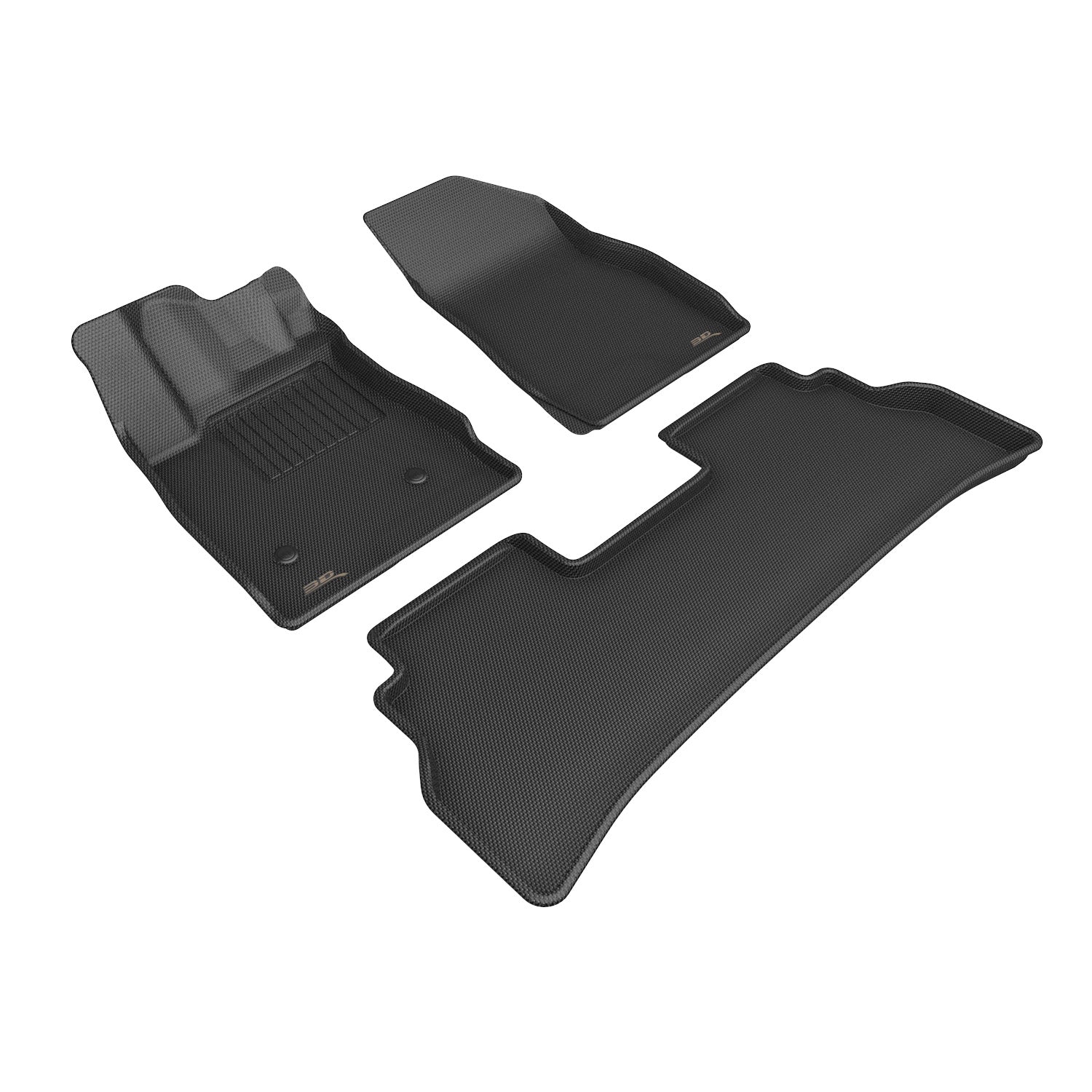 3D Maxpider 2023-2024 Buick Envista Kagu Black 1st 2nd Row Floor Mat L1BC04501509