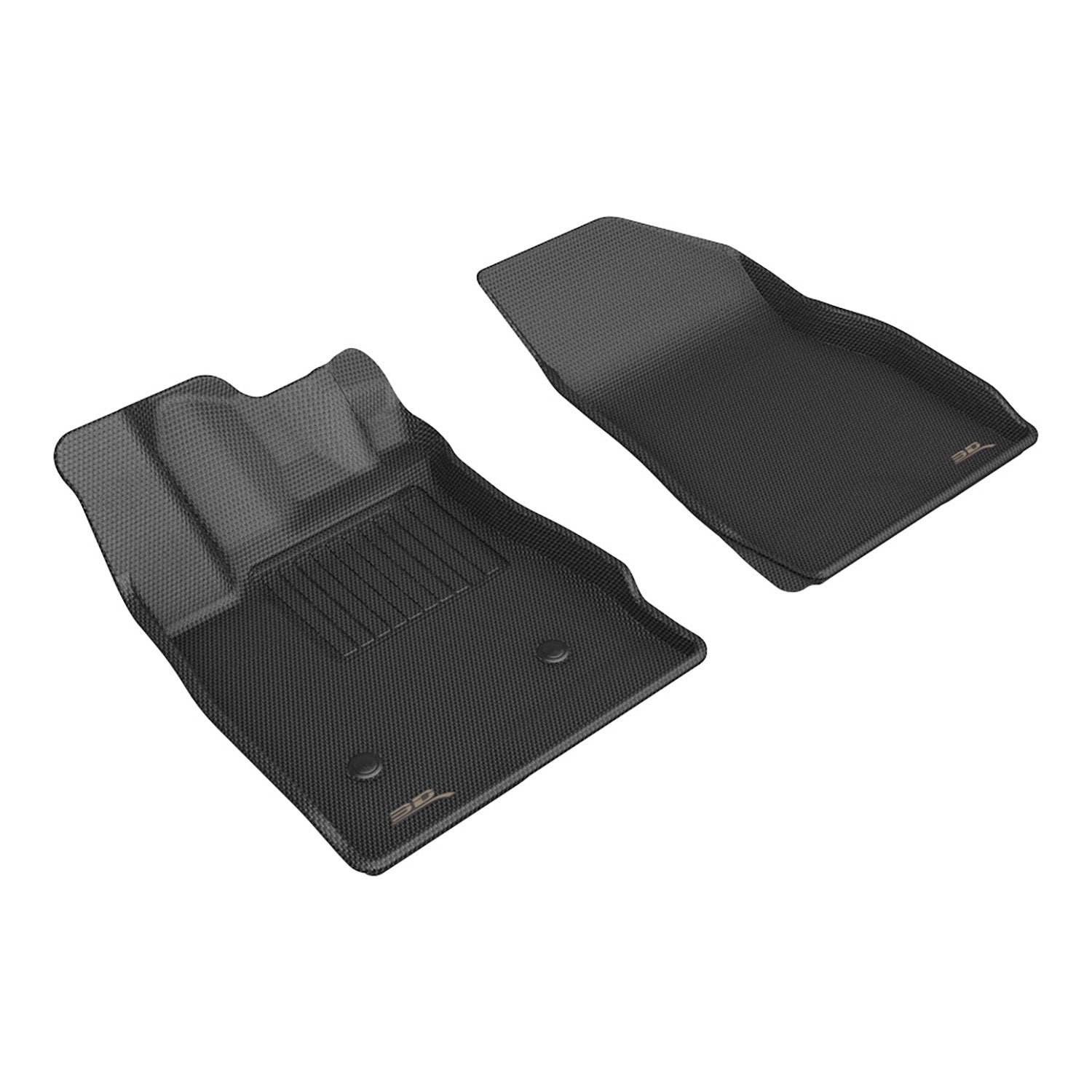 3D Maxpider 2024-2025 Buick Envista Chevrolet Trax Kagu Black 1st Row Floor Mat L1BC04511509