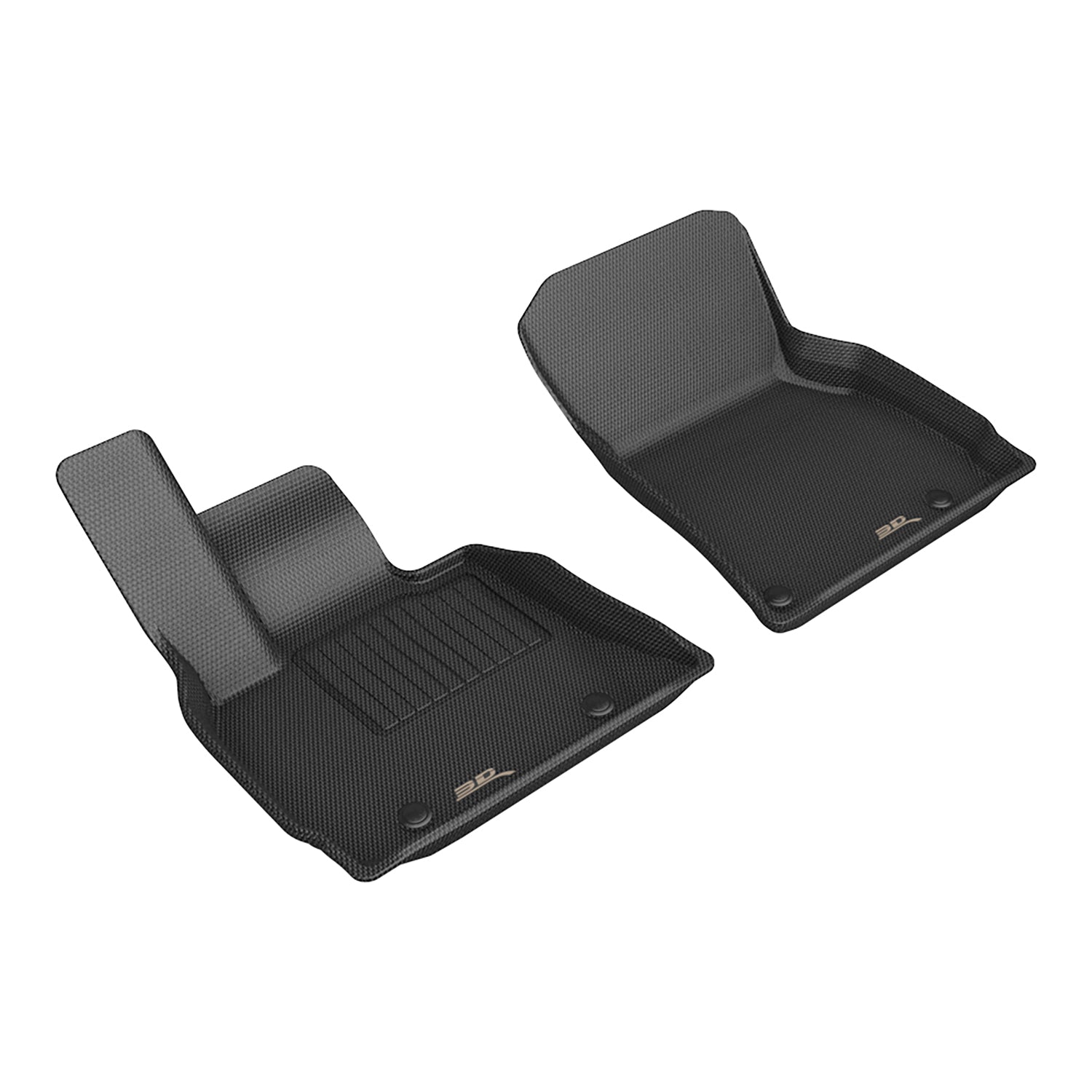 3D Maxpider 2025-2026 BMW X3 G45 Kagu Black 1st Rows Floor Mat L1BM14811509