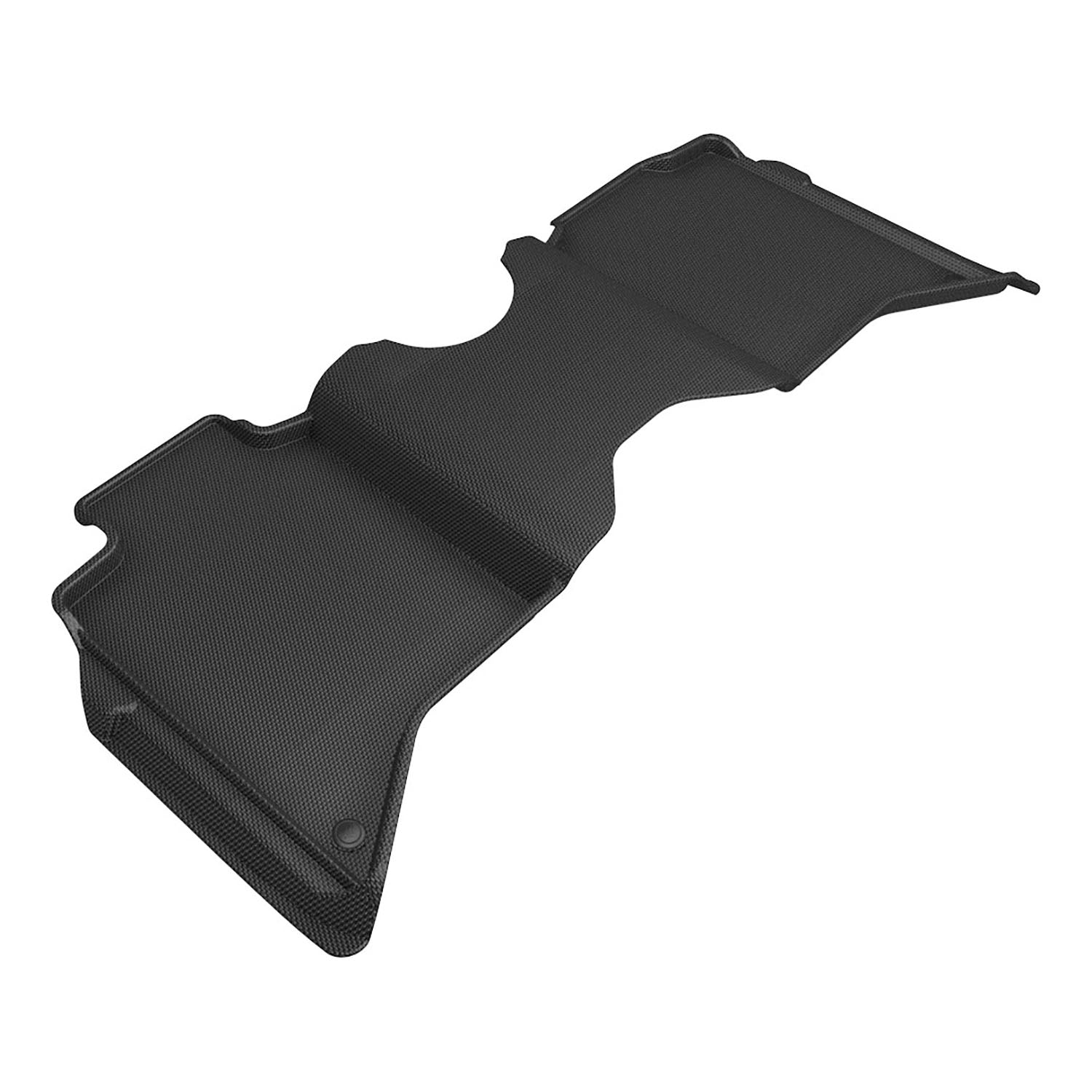 3D Maxpider 2019-2026 Dodge Ram 2500 Crew Cab Bench Seats Kagu Black 2nd Rows Floor Mat L1DG03621509