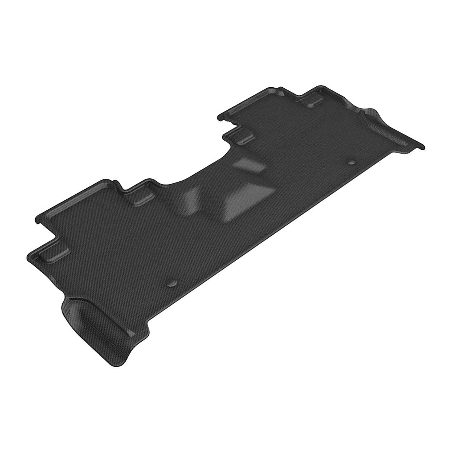 3D Maxpider 2025-2026 Ford Expedition Kagu Black 2nd Rows Floor Mats With Bucket Seats L1FR10521509