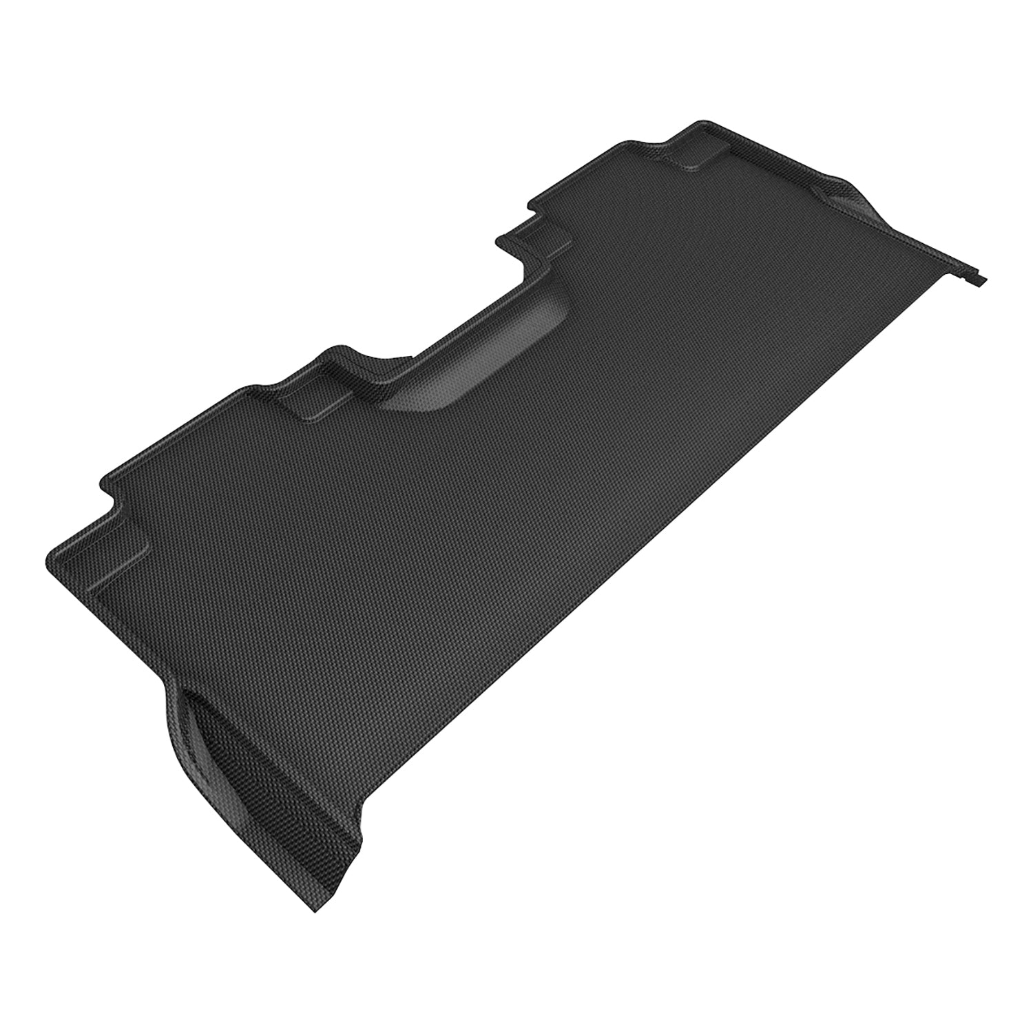 3D Maxpider 2021-2025 Ford F-150 Supercrew 2023-2024 F-250 F-350 F-450 Crew Cab Bucket Seats Kagu Black 2nd Row Floor Mat L1FR17321509