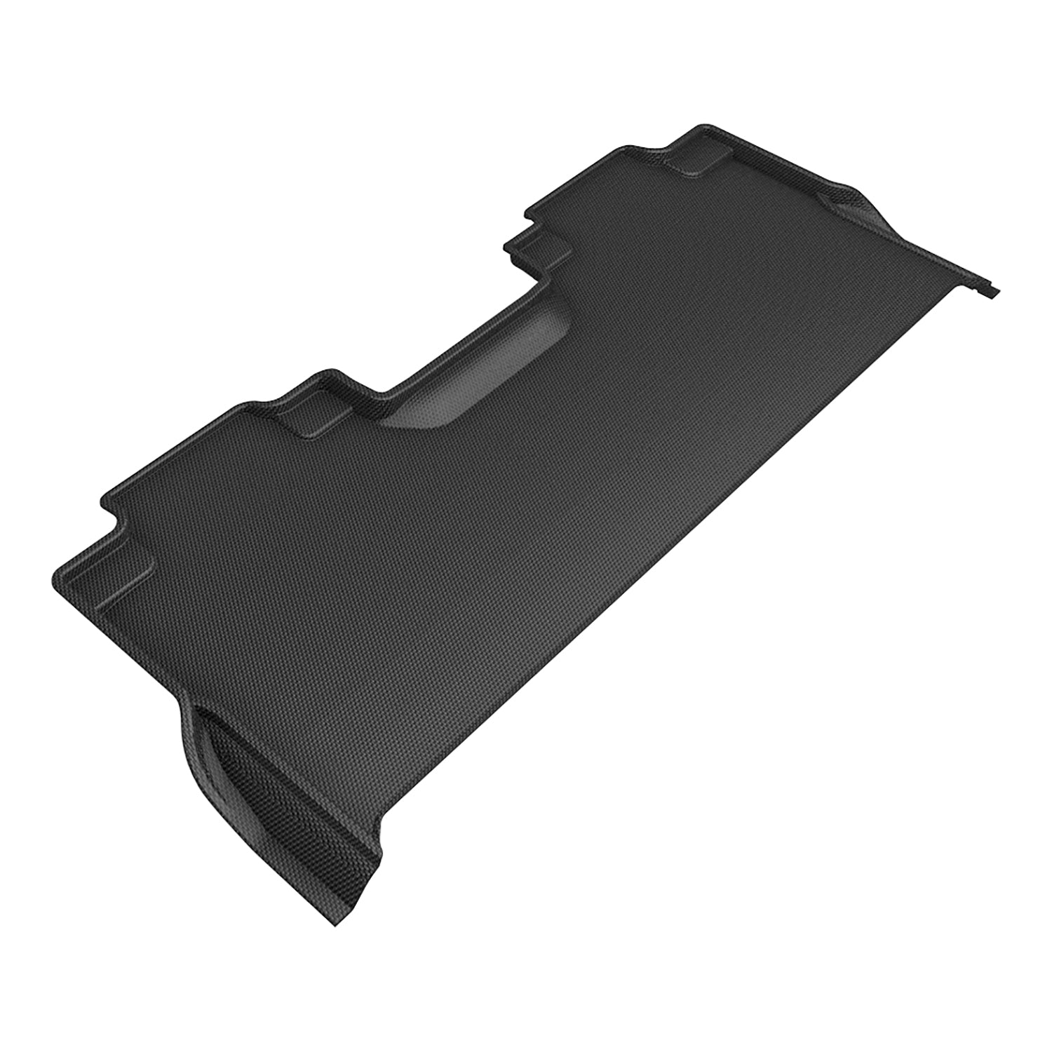 3D Maxpider 2021-2025 Ford F-150 Supercrew 2017-2025 F-250 F-350 F-450 F-550 Crew Cab Bench Seat Kagu Black 2nd Row Floor Mat L1FR17421509