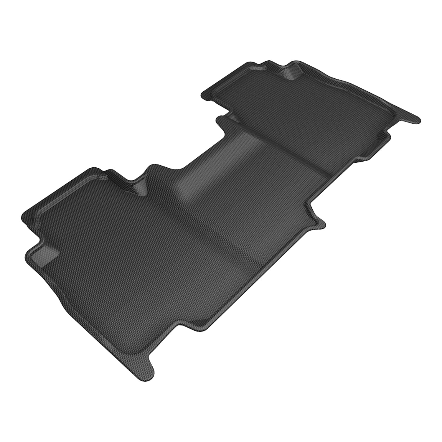 3D Maxpider 2024-2026 GMC Sierra Ev Chevrolet Silverado Ev Crew Cab Kagu Black 2nd Rows Floor Mat L1GM04021509