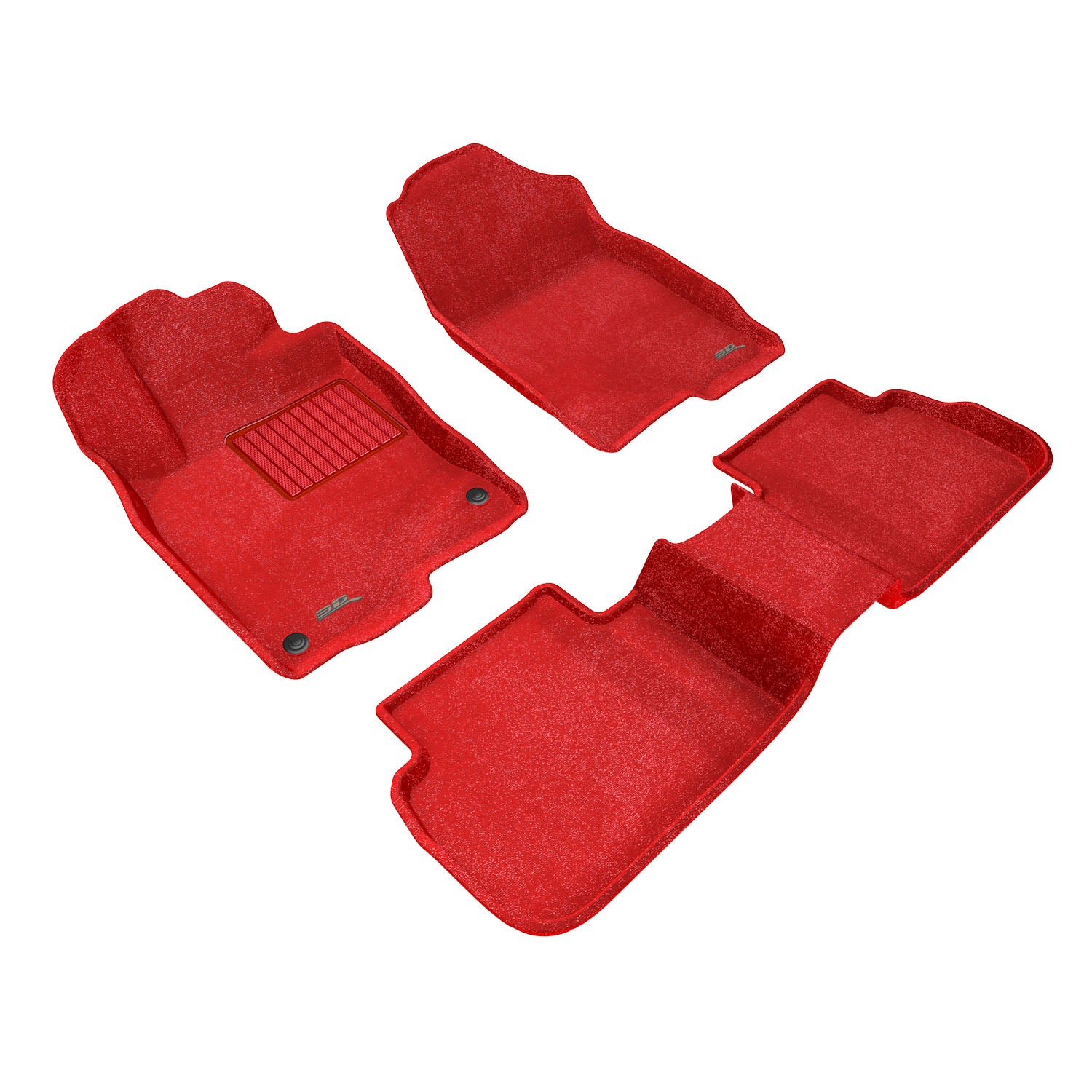 3D Maxpider 2022-2026 Honda Civic 2023-2026 Civic Type R Premium Red 1st 2nd Rows Floor Mat L1HD12004003