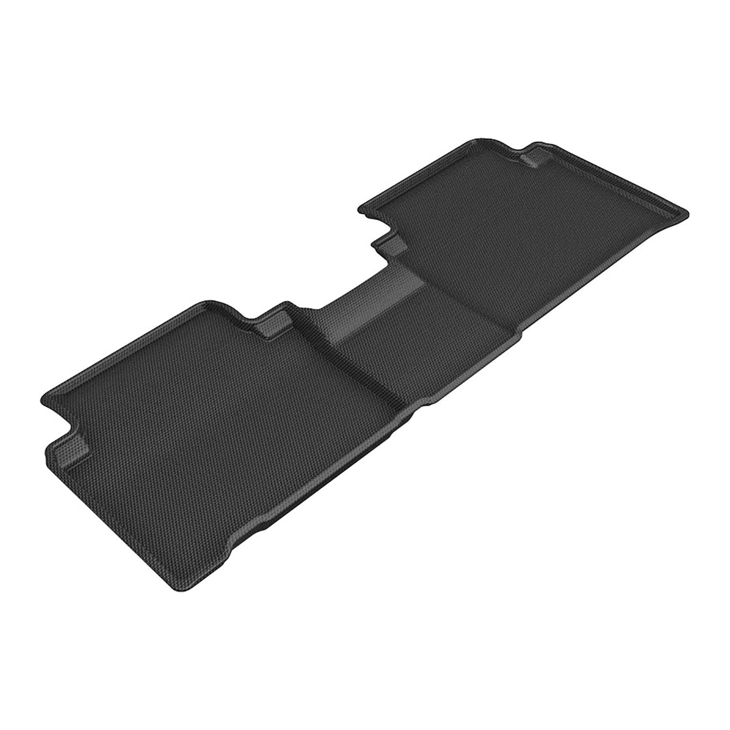 3D Maxpider 2024-2025 Hyundai Santa Fe Hybrid Kagu Black 2nd Row Floor Mats L1HY14621509