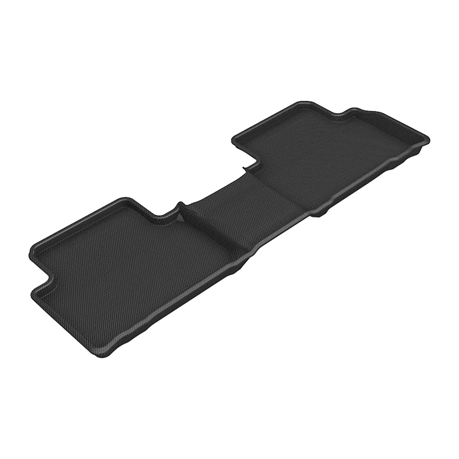 3D Maxpider 2024-2025 Hyundai Santa Fe Gas Kagu Black 2nd Row Floor Mats L1HY15421509