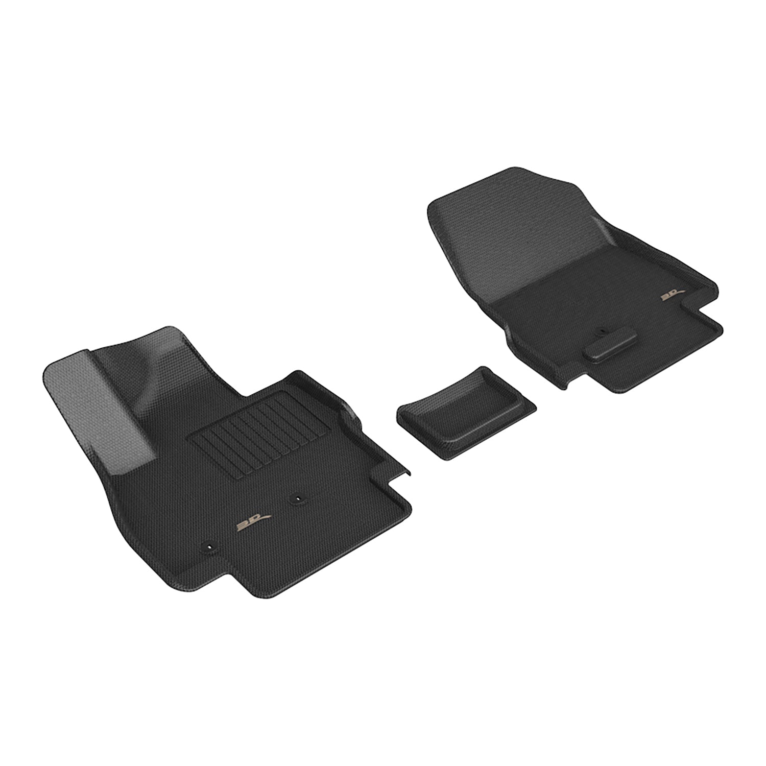 3D Maxpider 2026 Hyundai Ioniq 9 Kagu Black 1st Rows Floor Mats L1HY17811509
