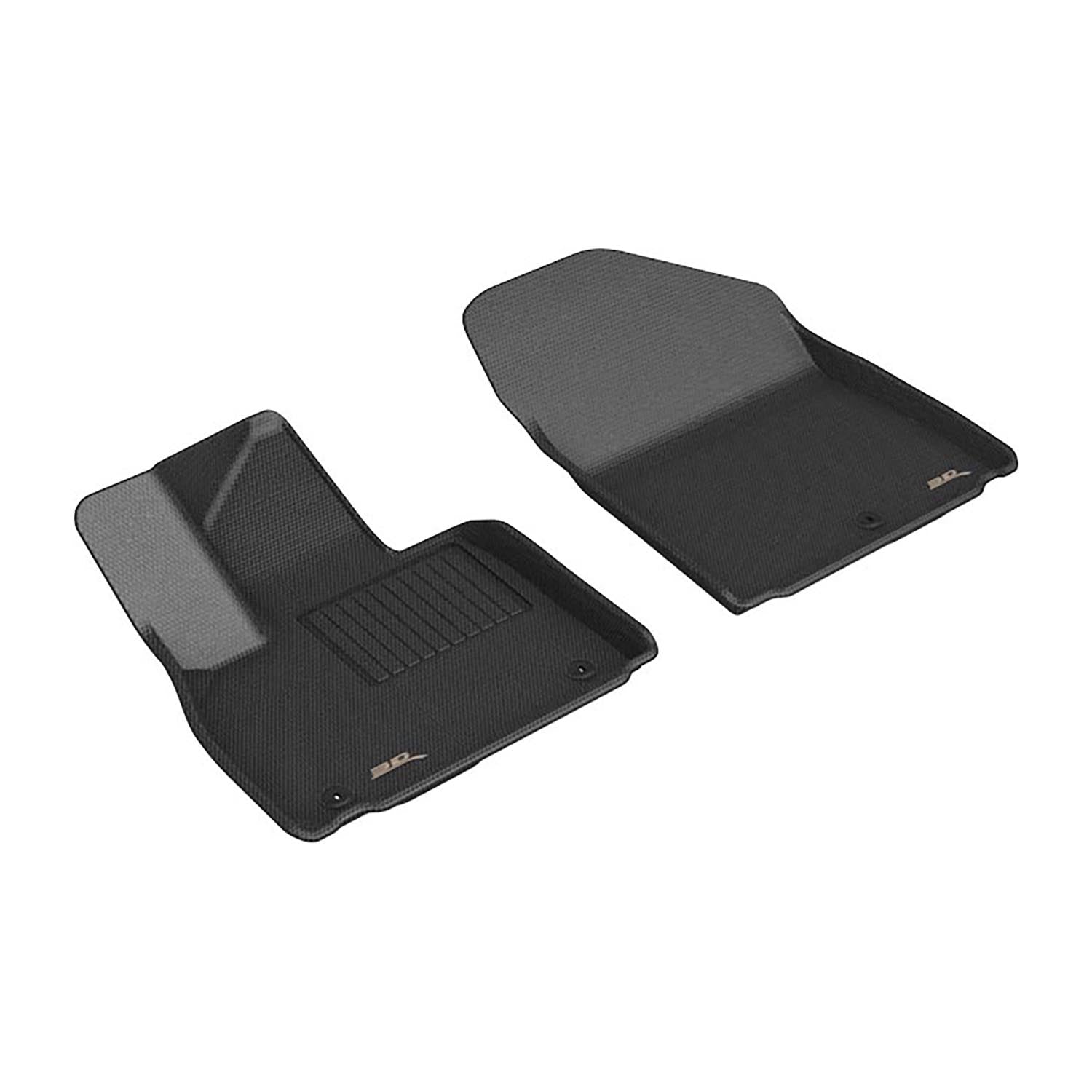 3D Maxpider 2026 Hyundai Palisade Kagu Black 1st Rows Floor Mats L1HY18111509