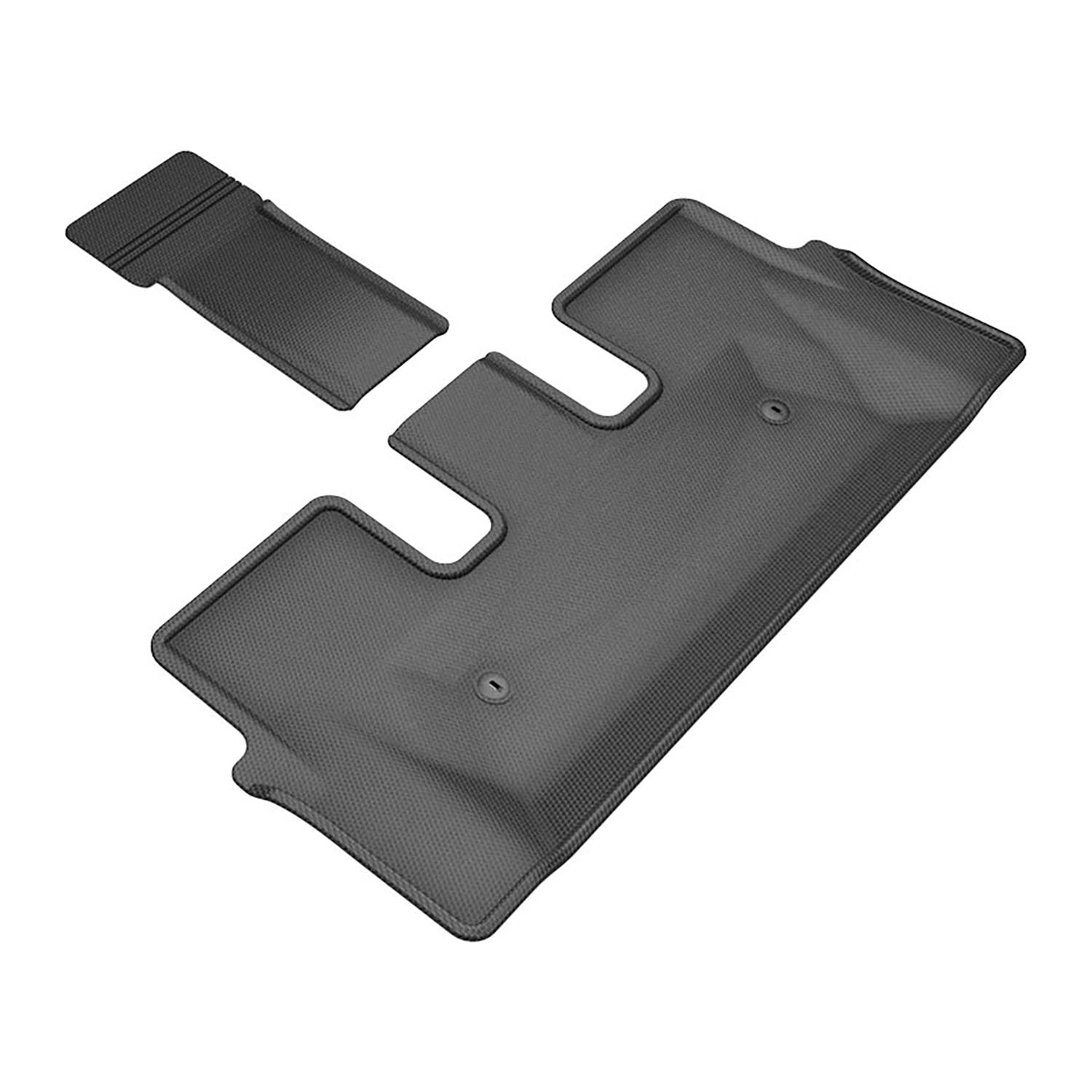 3D Maxpider 2026 Hyundai Palisade 7-Seat Gas Kagu Black 3rd Rows Floor Mats L1HY18231509
