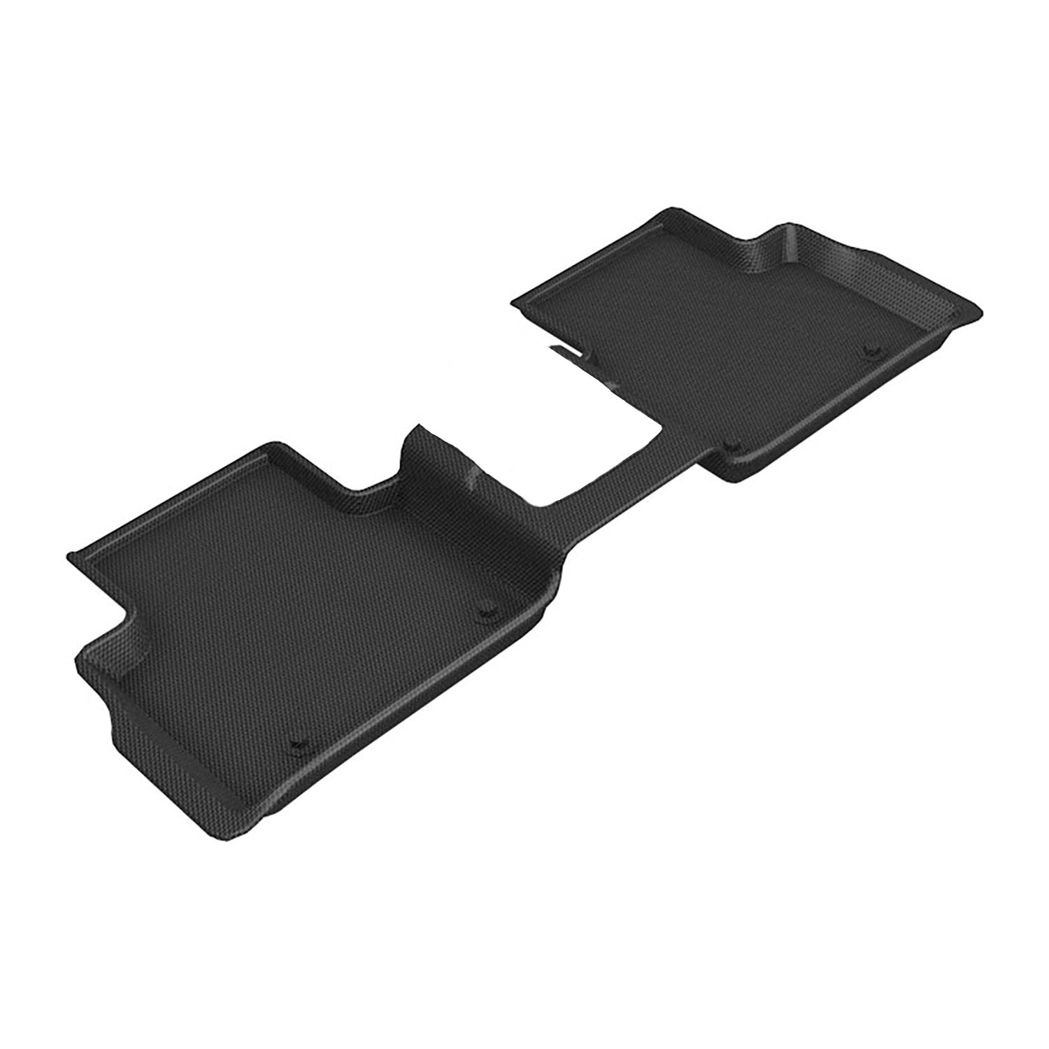 3D Maxpider 2022-2024 Jeep Grand Cherokee L Wl 6-Seat Without Rear Center Console Kagu Black 2nd Row Floor Mat L1JP02721509