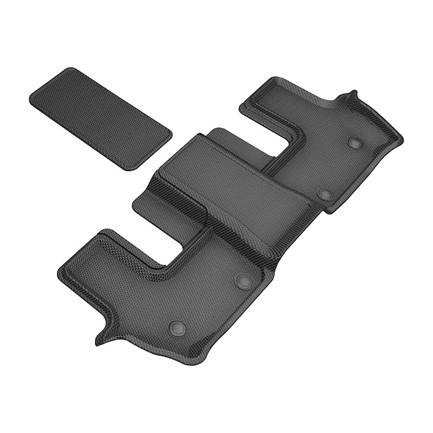 3D Maxpider 2024-2026 Mercedes-Benz GLS X167 Kagu Black 3rd Rows Floor Mat L1MB15031509