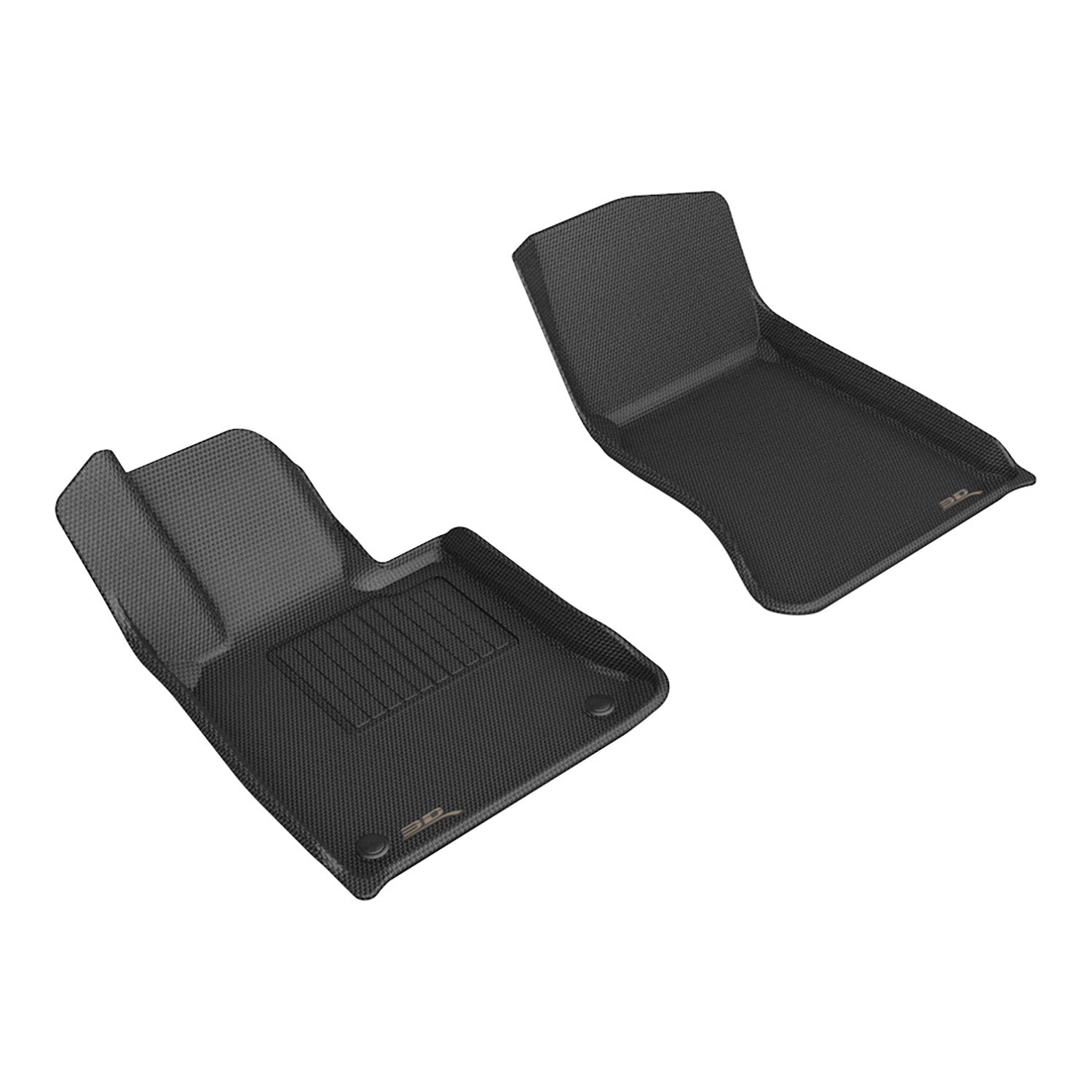3D Maxpider 2023-2024 Mercedes-Benz Glc Coupe Kagu Black 1st Row Floor Mat L1MB18511509