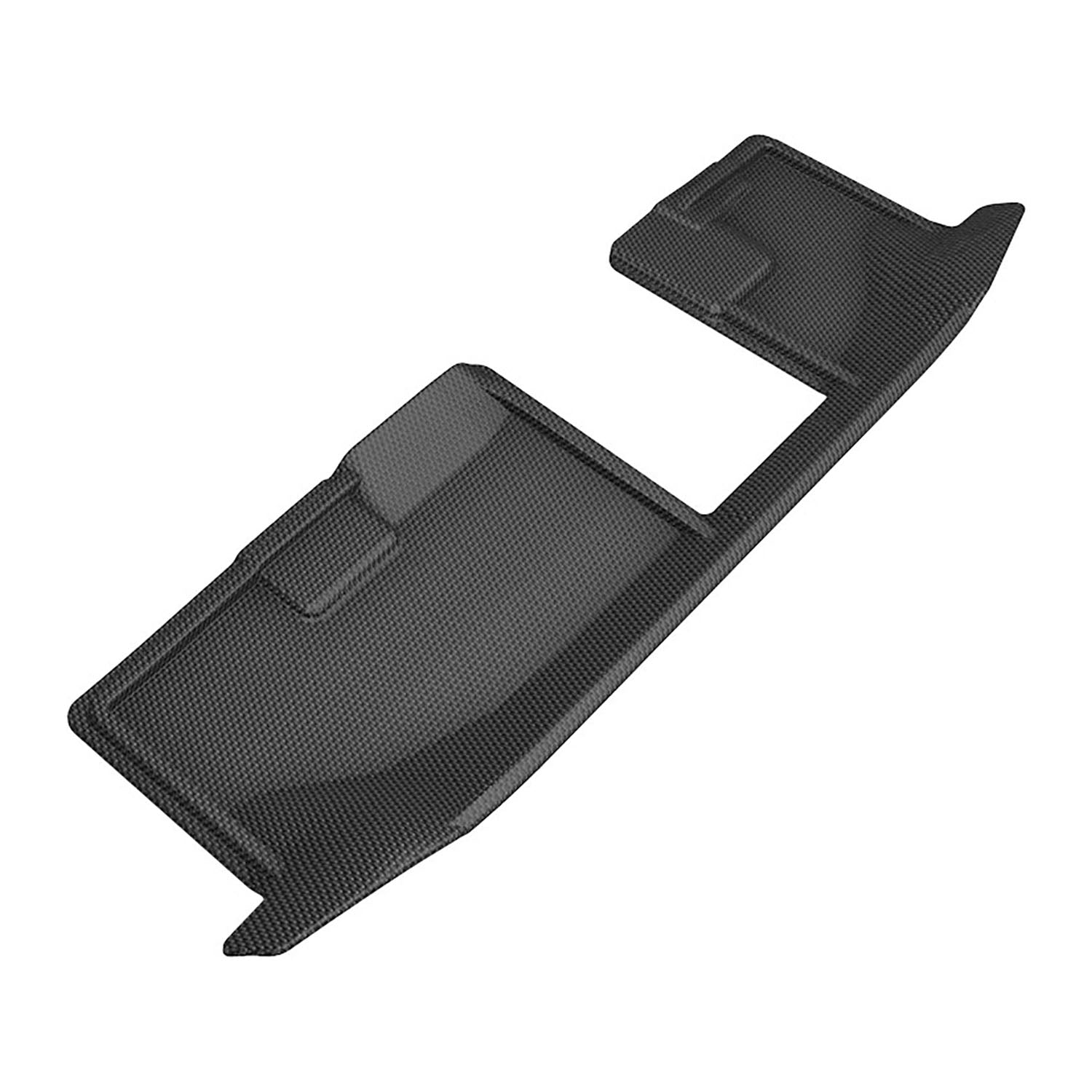 3D Maxpider 2022-2026 Mitsubishi Outlander Phev Kagu Black 3rd Rows Floor Mats L1MT07331509