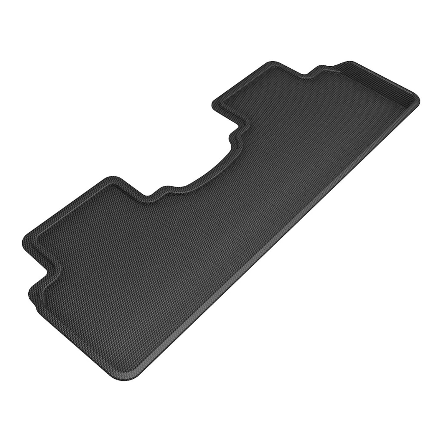 3D Maxpider 2023-2024 Nissan Ariya Kagu 2nd Row Floor Mats Carbon Fiber Embossed Pattern Black L1NS15021509