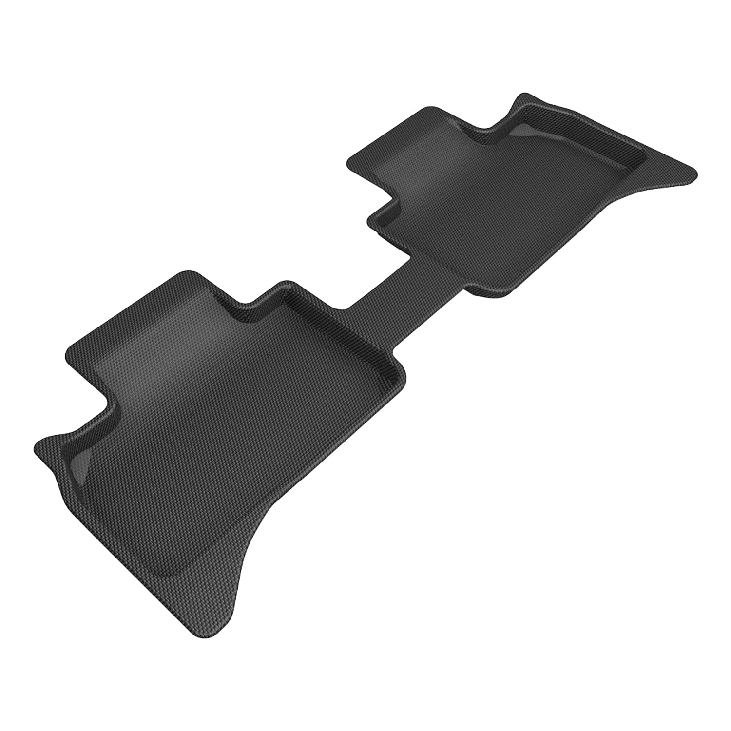 3D Maxpider 2025-2026 Porsche Macan Electric Kagu Black 2nd Rows Floor Mat L1PO02821509