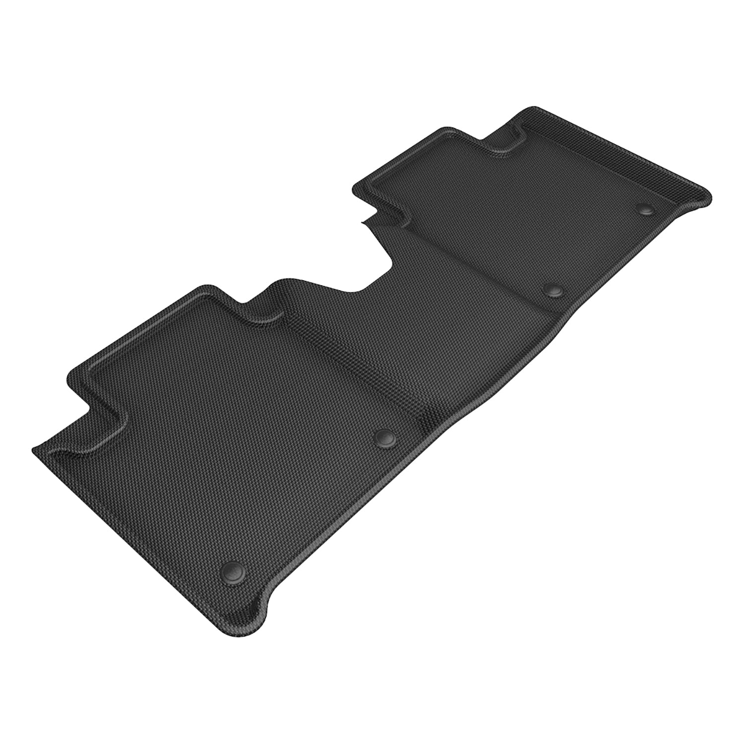 3D Maxpider 2025-2026 Polestar 4 Kagu Black 2nd Rows Floor Mats L1PS00521509