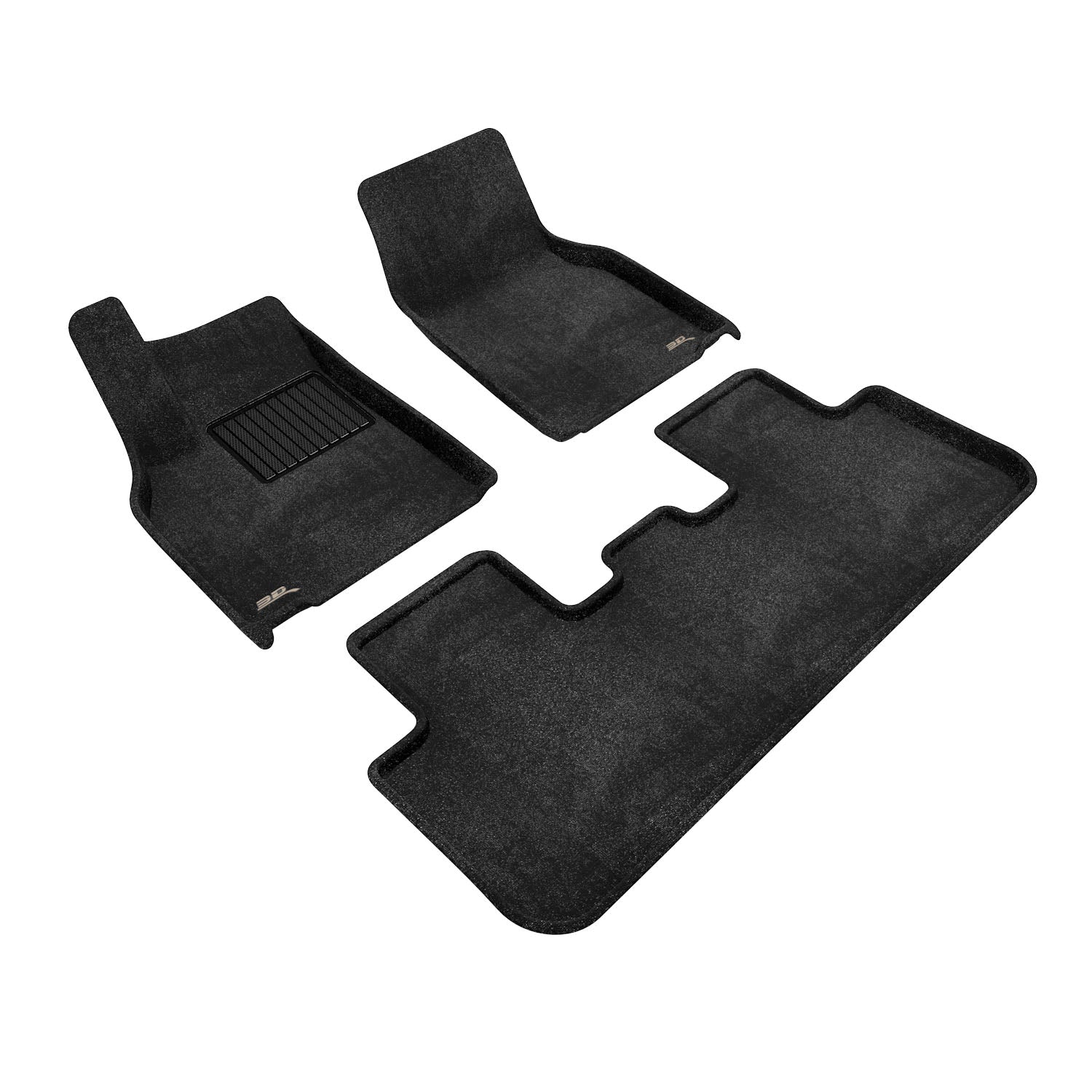 3D Maxpider 2026 Tesla Model Y Juniper Premium Black 1st 2nd Rows Floor Mat L1TL05404009