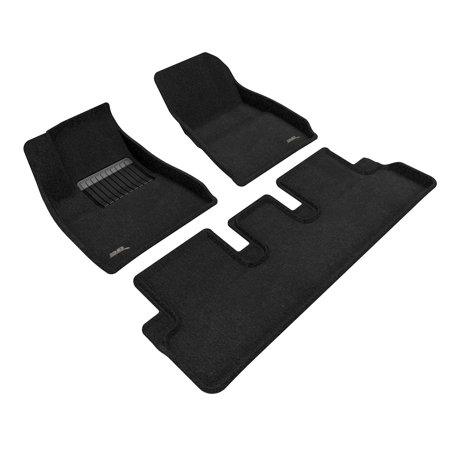 3D Maxpider 2024-2025 Tesla Model 3 Elegant 1st Row 2nd Row Floor Mats L1TL06904709