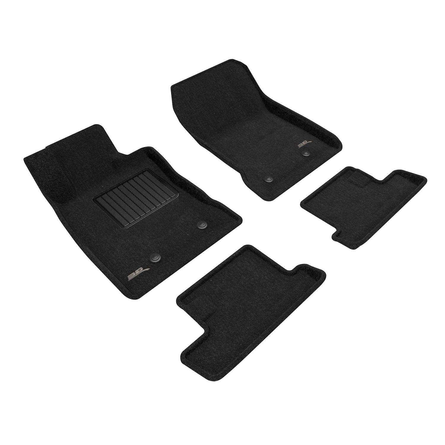 3D Maxpider 2022-2024 Subaru Brz Custom Fit Floor Mat Liner Elegant Black 1st 2nd Row L1SB03304709