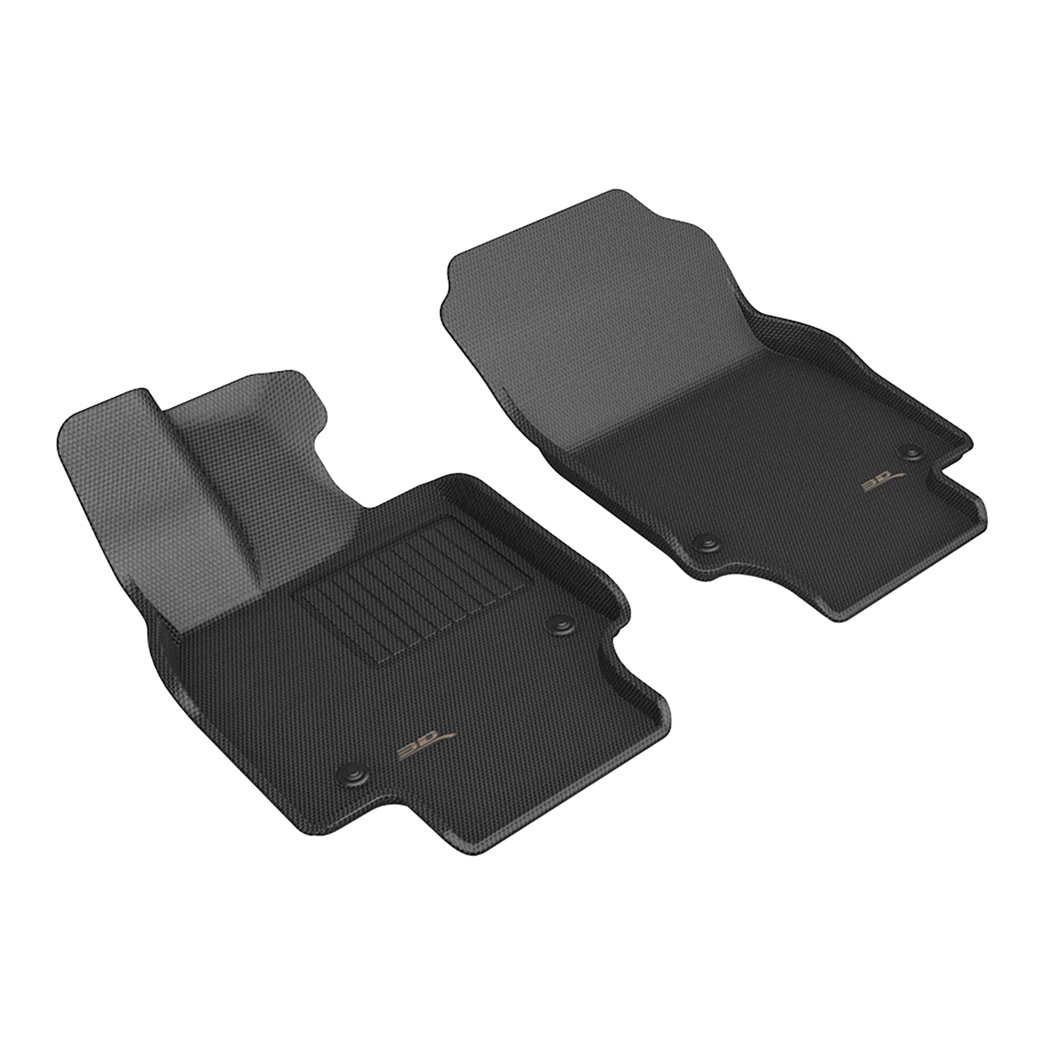 3D Maxpider 2023-2024 Toyota Crown Kagu Black 1st Row Floor Mat L1TY30411509