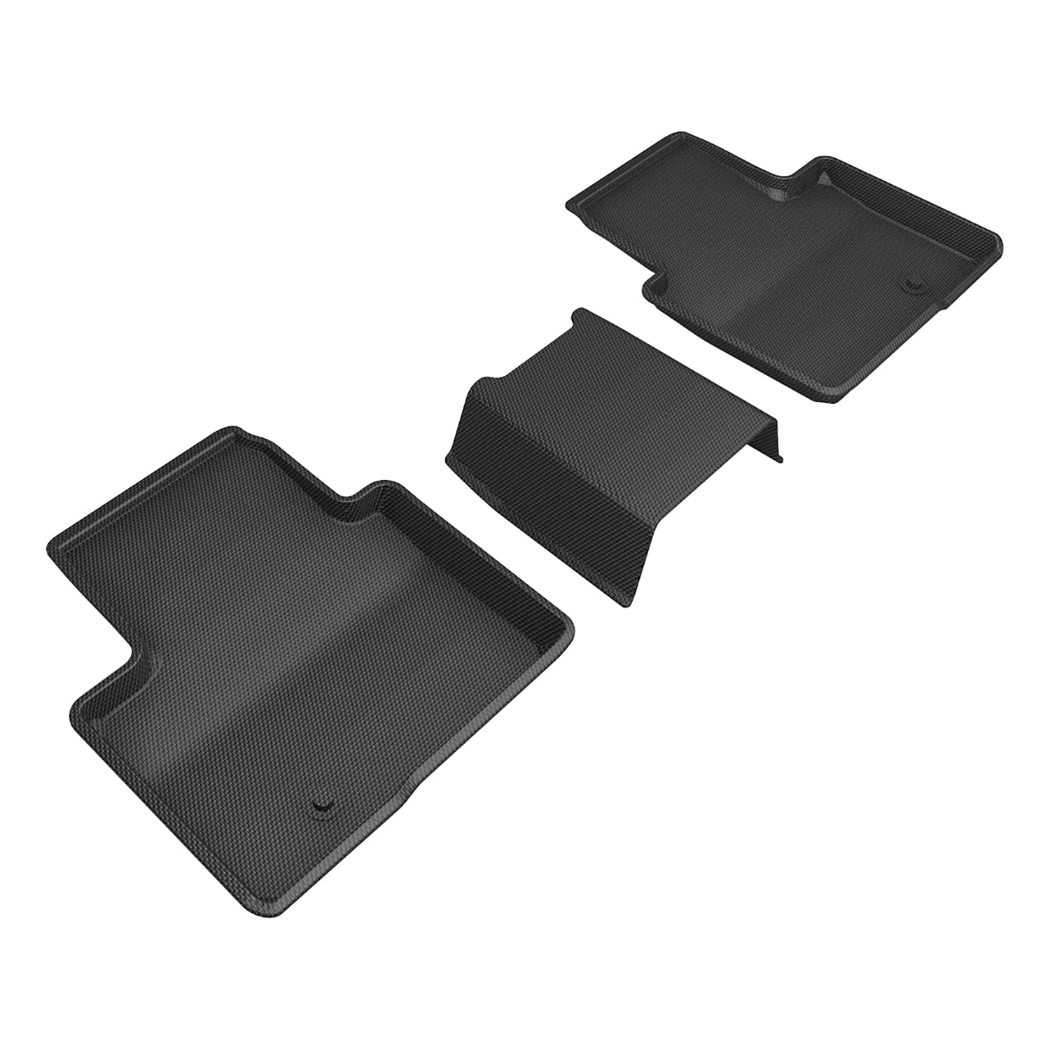 3D MAXpider 2023-2024 Toyota Crown Kagu Black 2nd Row Floor Mat L1TY30421509