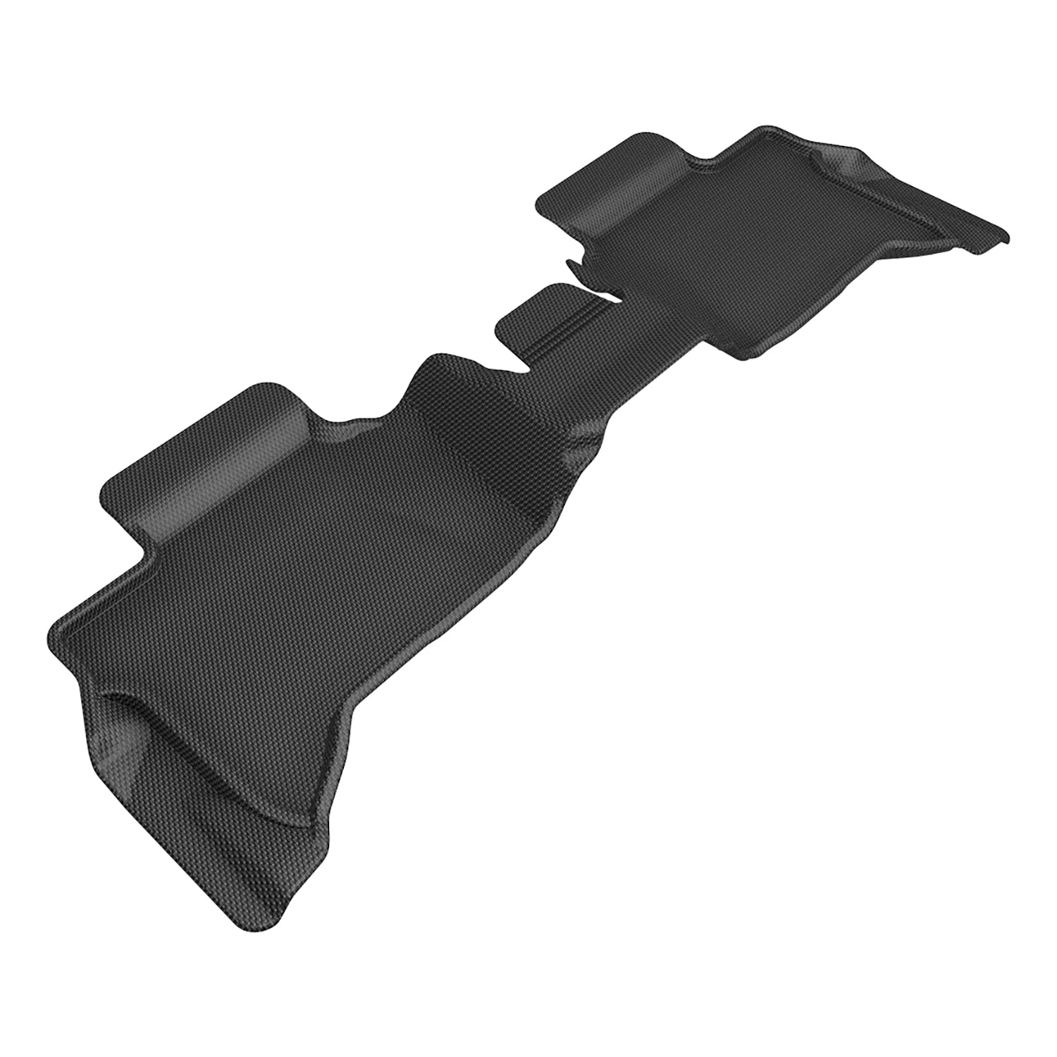 3D Maxpider 2025-2026 Toyota 4Runner Hybrid 5-Seat Kagu Black 2nd Rows Floor Mat L1TY33221509