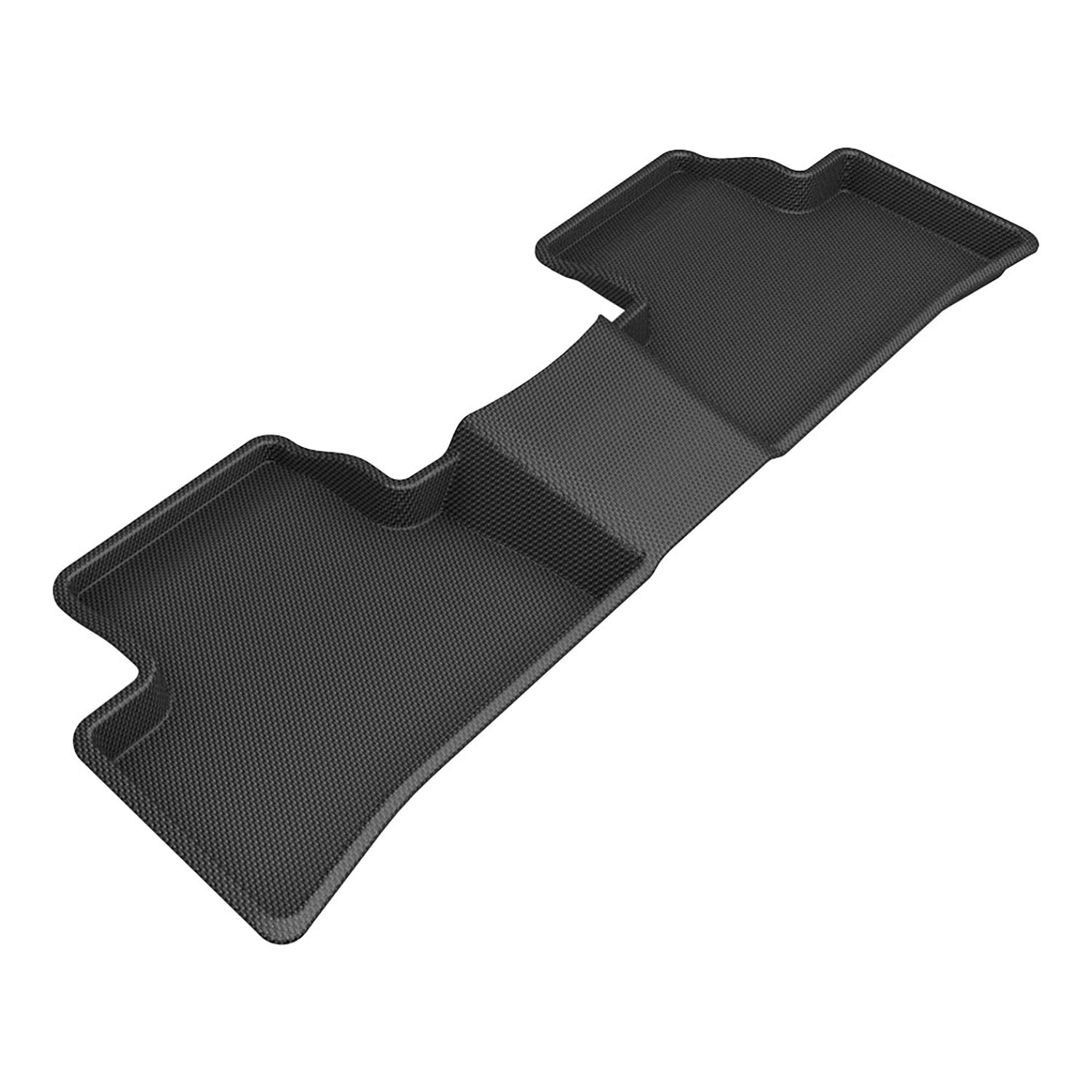 3D Maxpider 2025-2026 Toyota Corolla Cross Hybrid Kagu Black 2nd Rows Floor Mat L1TY34121509