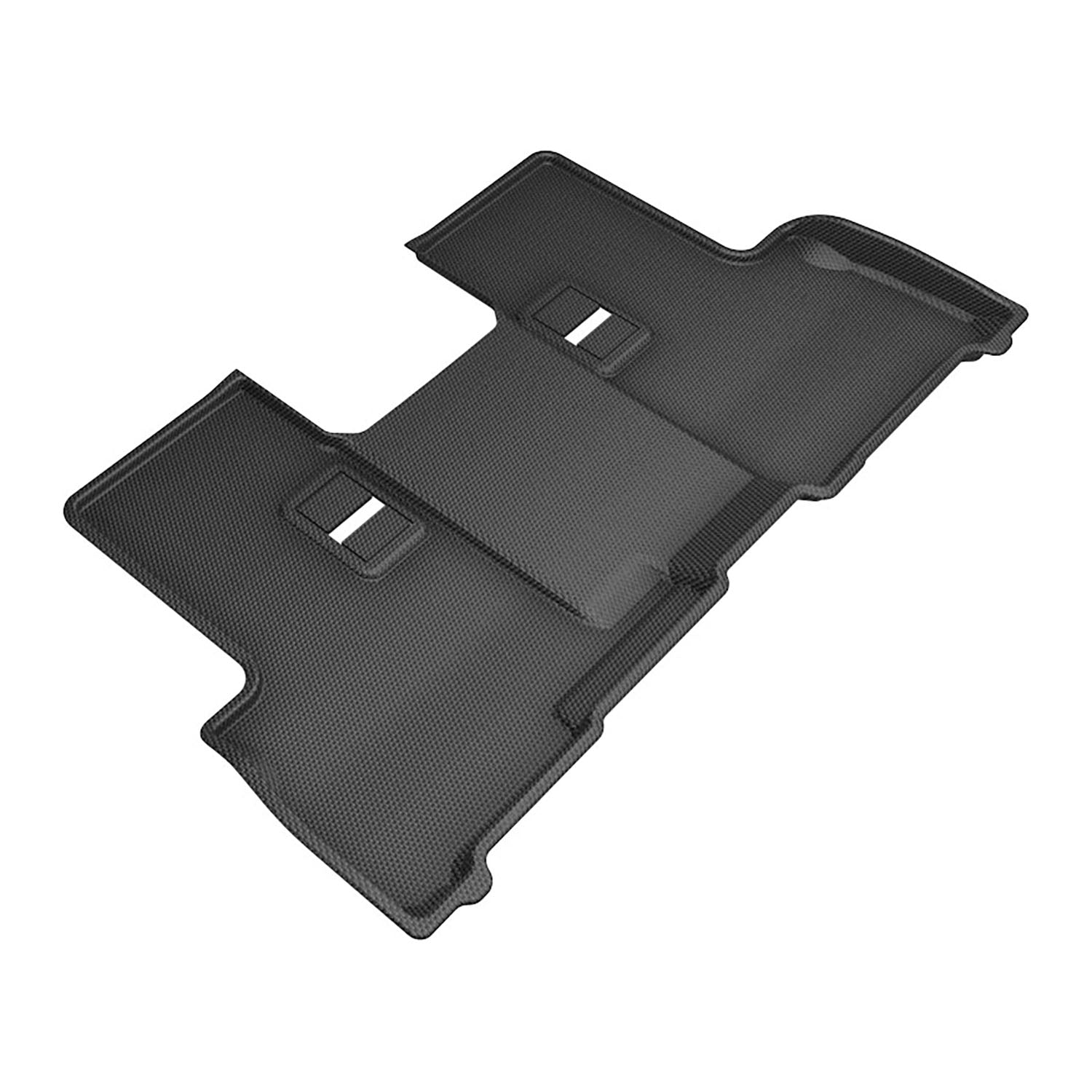 3D Maxpider 2023-2026 Toyota Sequoia 7-Seat Bucket Seat Kagu Black 3rd Rows Floor Mat With Cup Holders In Rear Center Console L1TY34631509