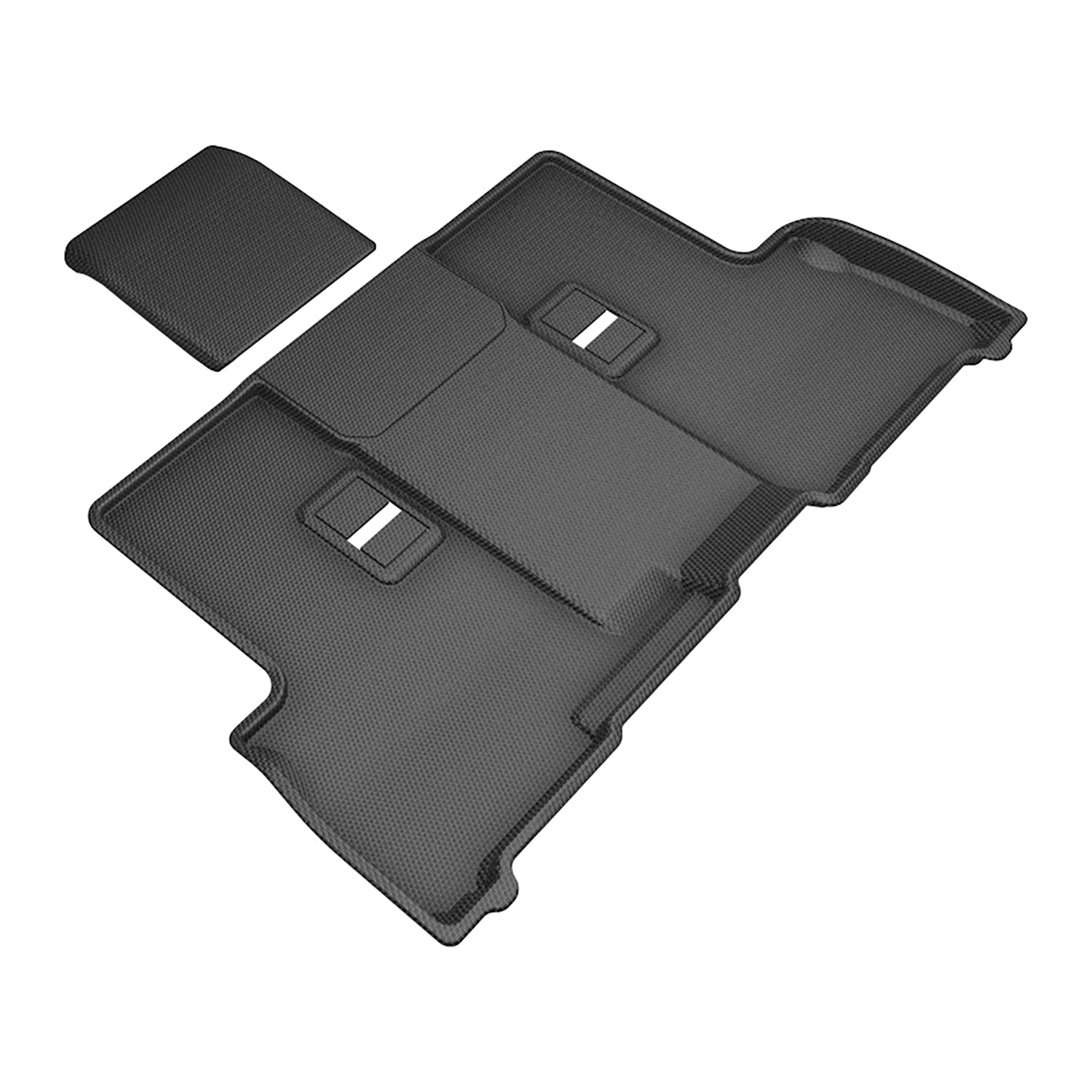 3D Maxpider 2023-2026 Toyota Sequoia Kagu Black 3rd Rows Floor Mat L1TY35031509