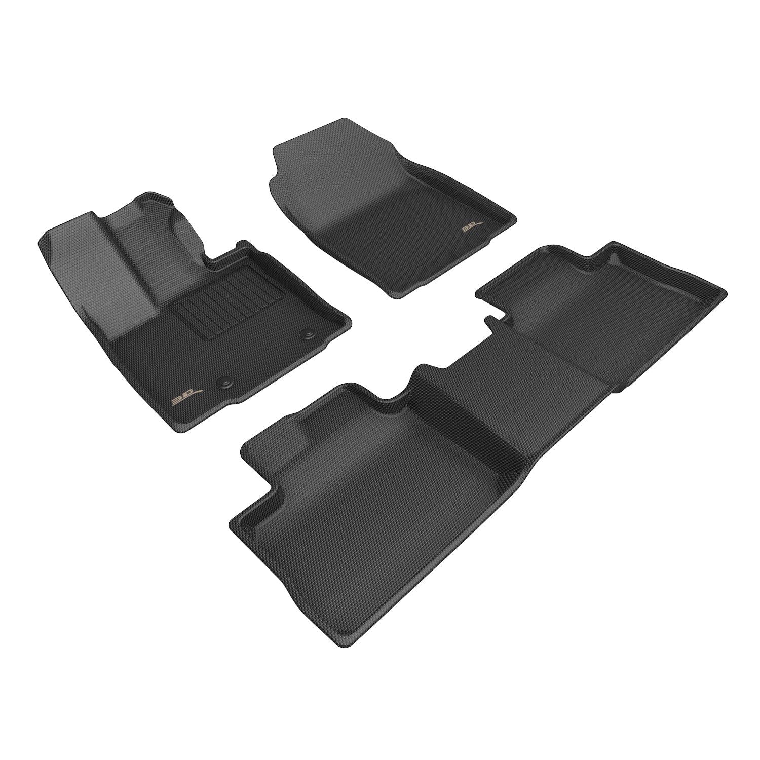 3D Maxpider 2026 Toyota RAV4 Phev Kagu Black 1st 2nd Rows Floor Mats L1TY35201509