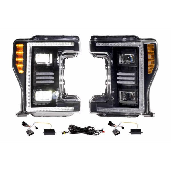 Morimoto 2017-2019 Ford F-250 F-350 XB Hybrid Led Headlight With Halogen Headlights LF554.2