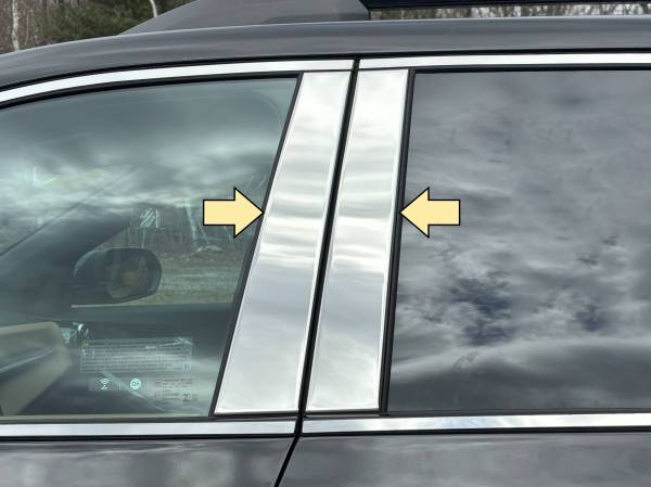 QAA 2025 Chevrolet Equinox Non EV Stainless Steel Pillar Trim 4Pc PP65160