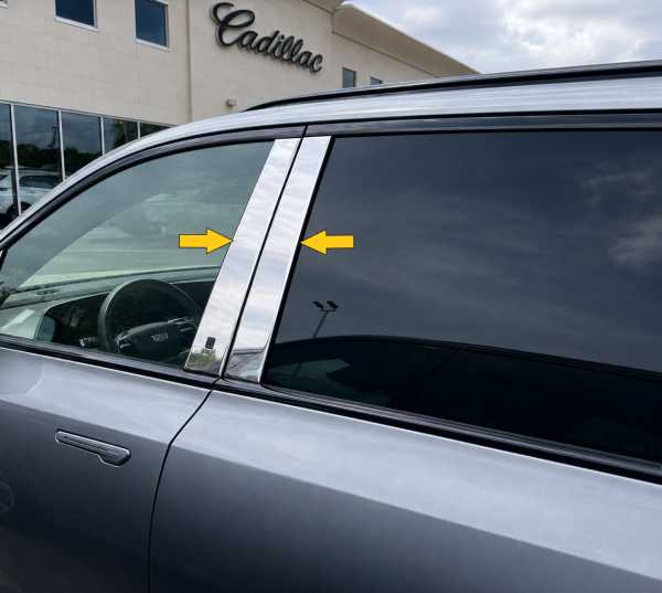 QAA 2026-2027 Cadillac Vistiq 4Pc Stainless Steel Pillar Trim PP66210