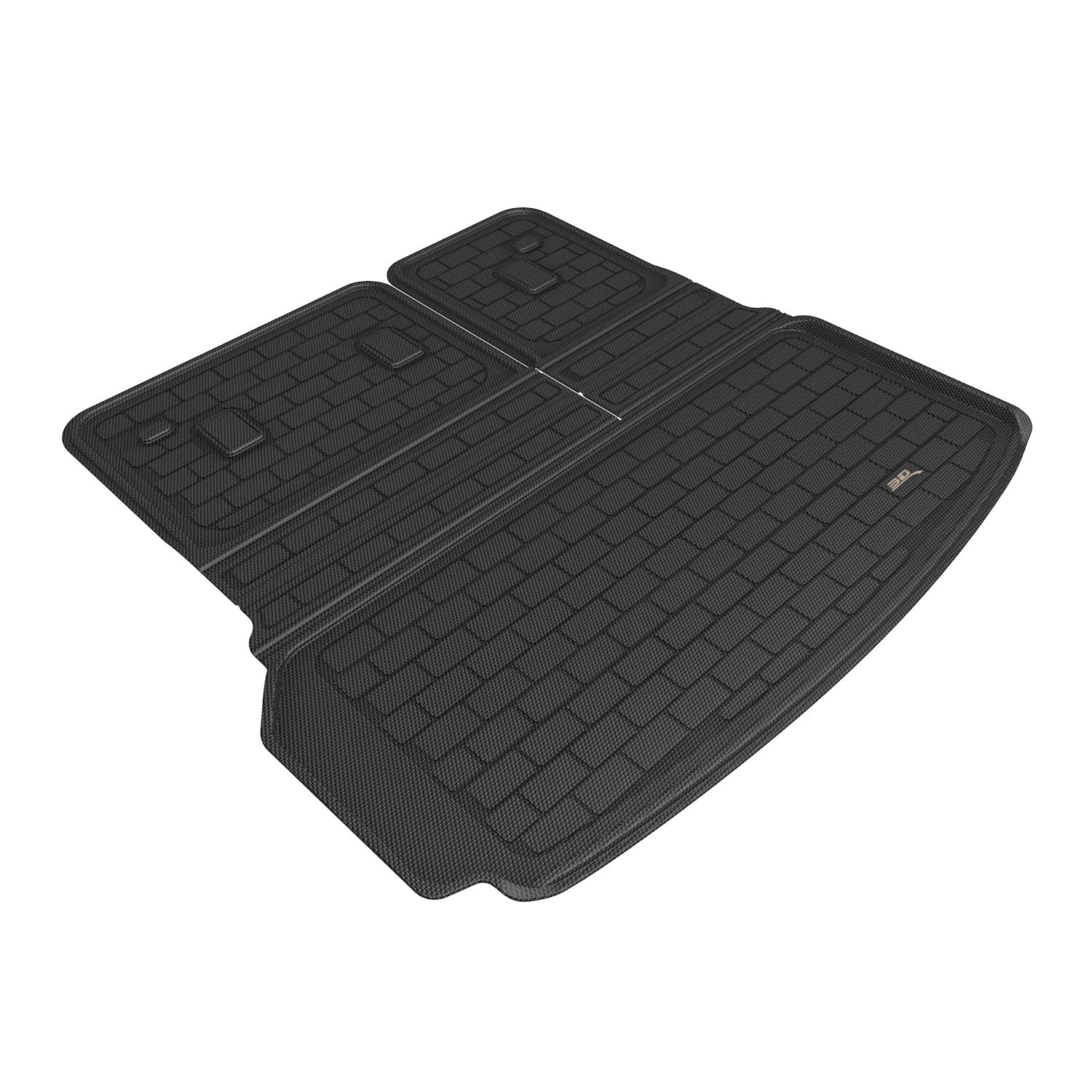 3D Maxpider 2025-2026 Chevrolet Traverse Kagu Black Behind 3rd Row Integrated Seatback Cargo Liner M1CH1221309