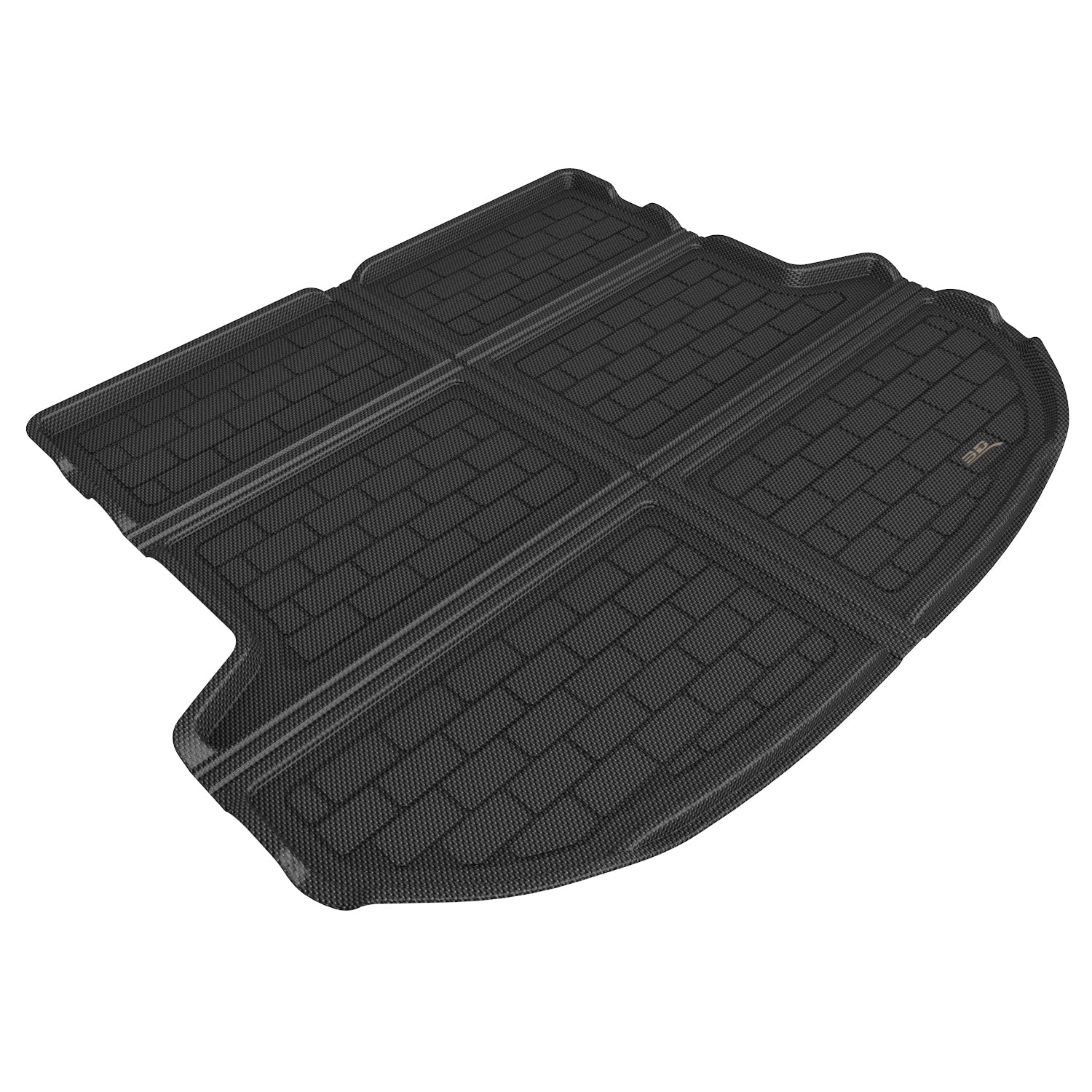 3D Maxpider 2021-2023 Hyundai Santa Fe Kagu Black Cargo Liner M1HY1121309