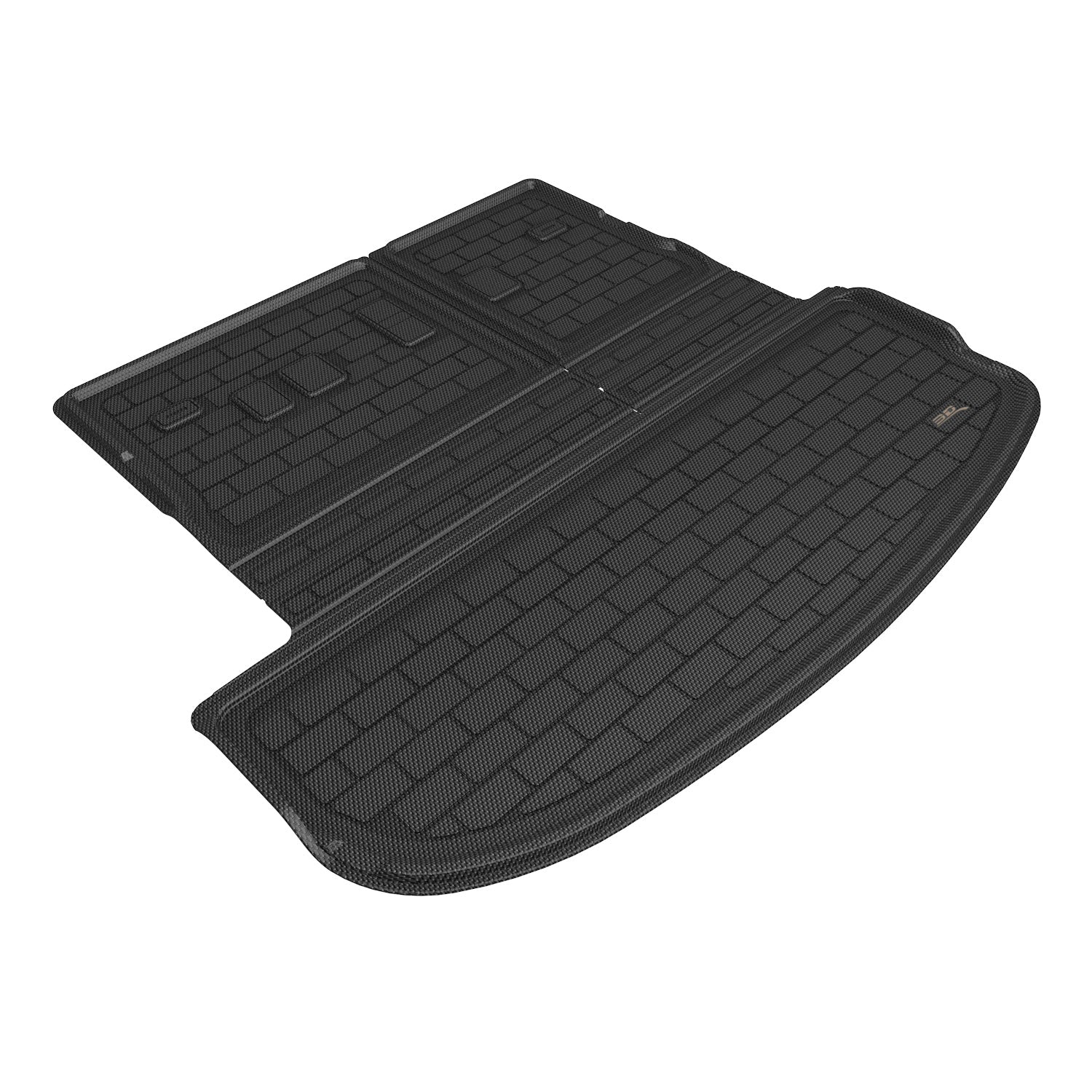 3D Maxpider 2020-2024 Kia Telluride Custom Fit Cargo Liner Kagu Black Seat Back Protector M1KA0511309
