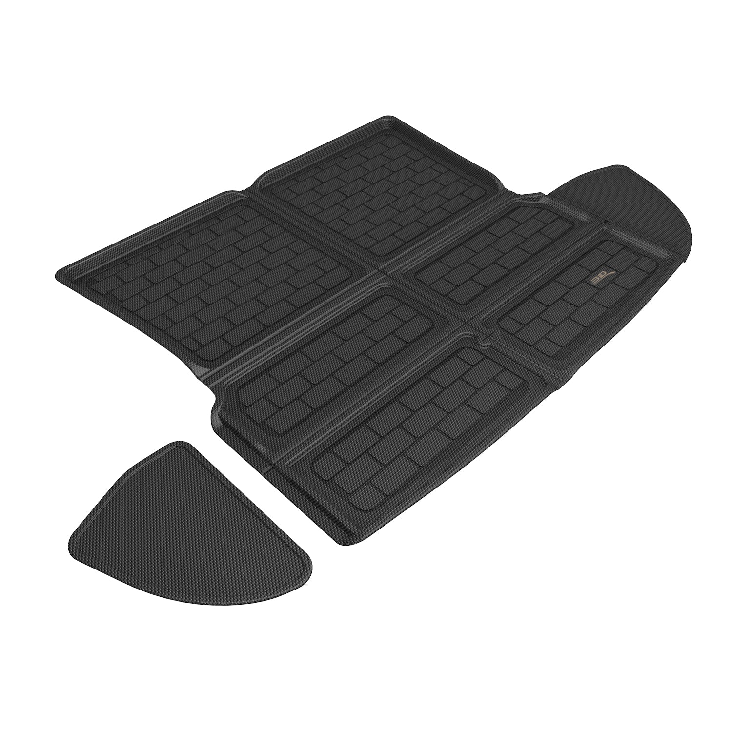 3D Maxpider 2022-2025 Lucid Air Kagu Black Foldable Rear Cargo Liner M1LU0011309