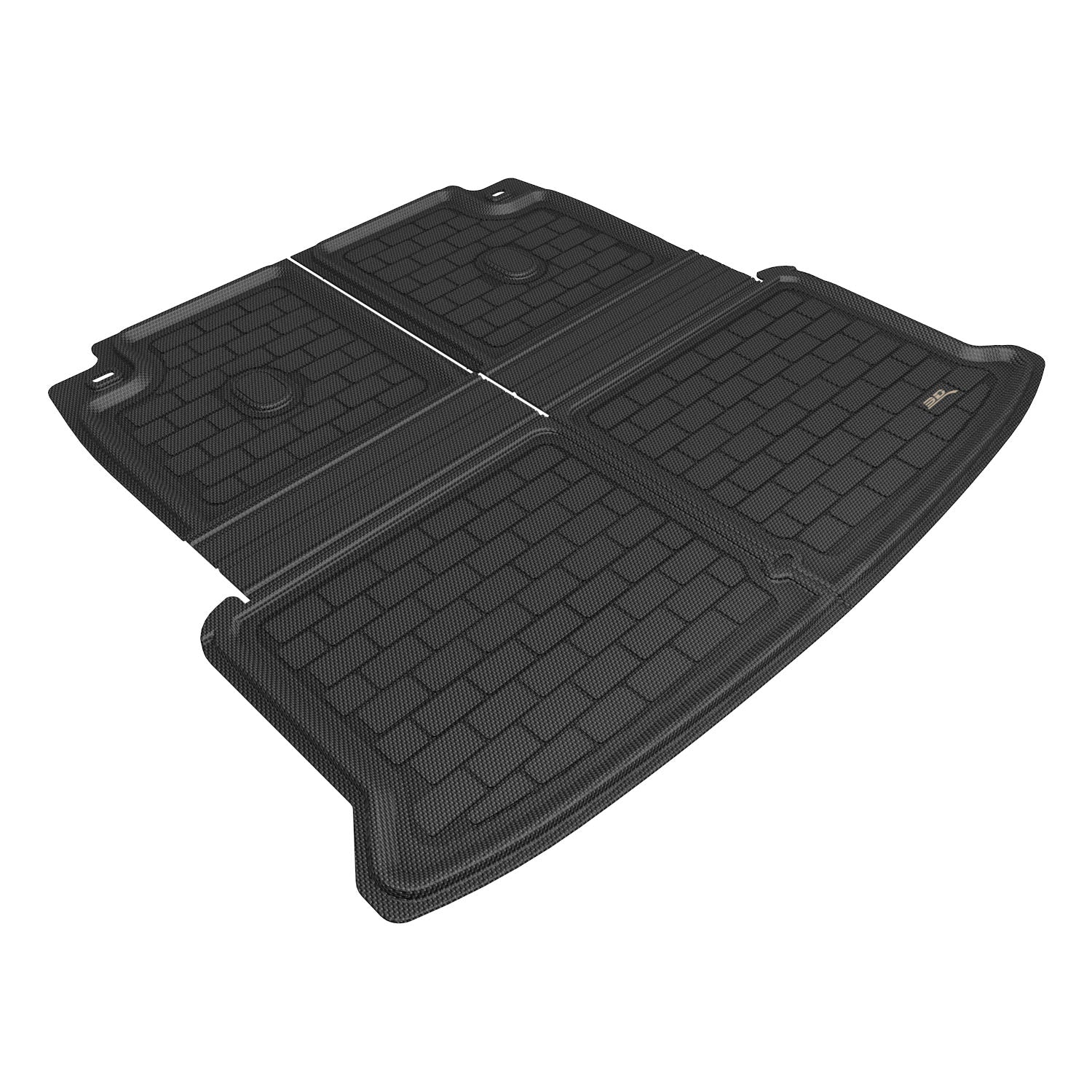 3D Maxpider 2024-2025 Lexus TX Kagu Black 3rd Row Manual Foldable Cargo Liner M1LX0911309