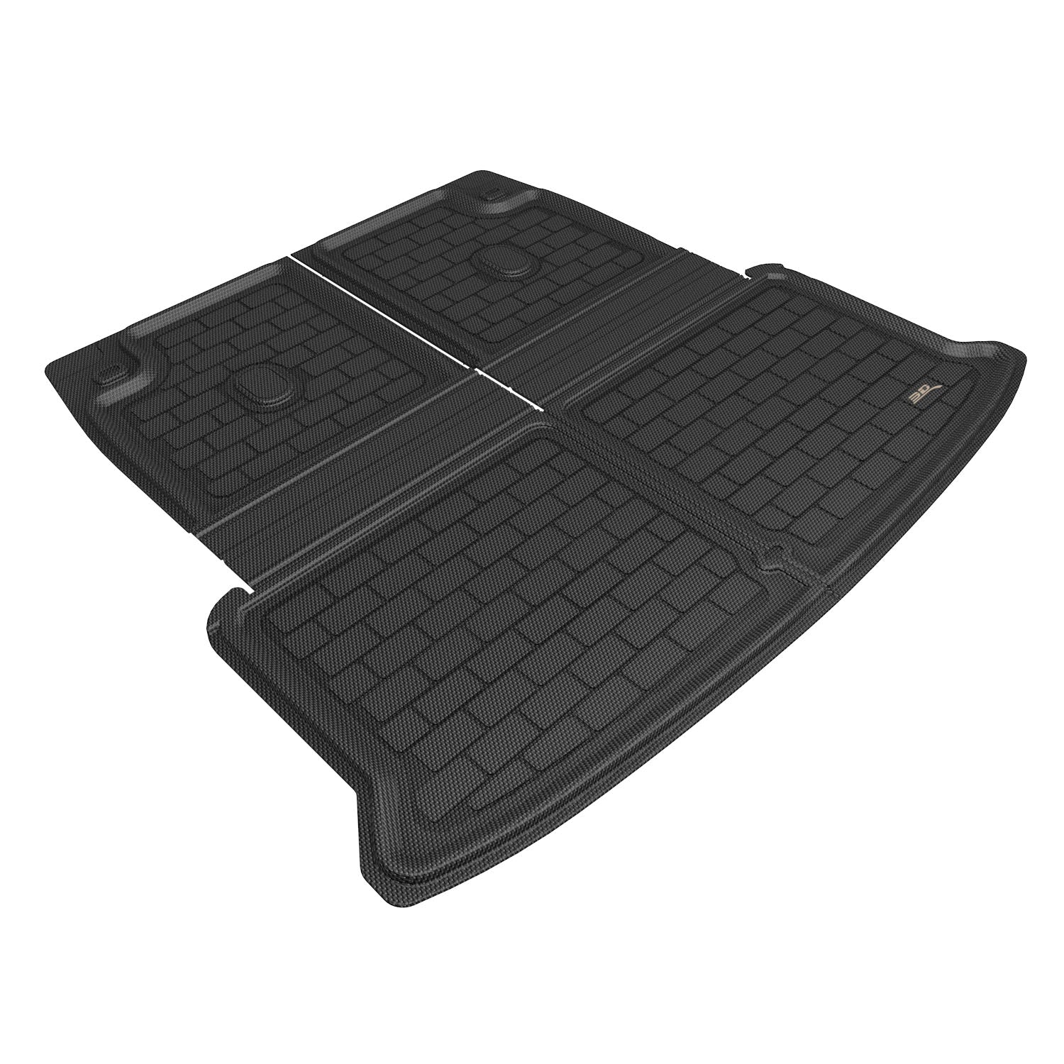 3D Maxpider 2024-2026 Lexus Tx Kagu Black Foldable Cargo Liner 3rd Rows Electric Cargo Liner M1LX0921309