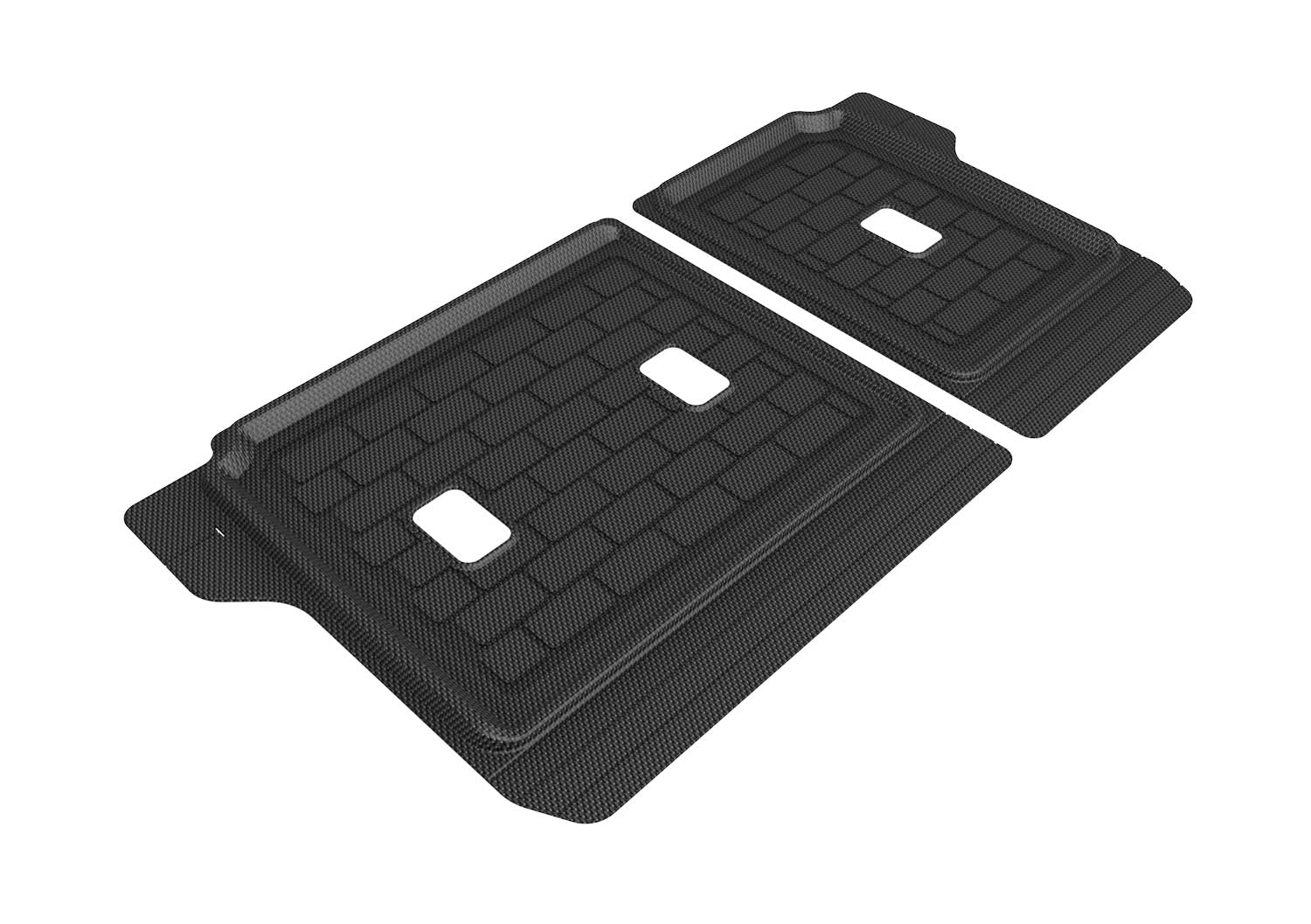 3D Maxpider 2021-2025 Nissan Rogue Kagu Black 2Pcs Seatback Protector Q1NS1371309
