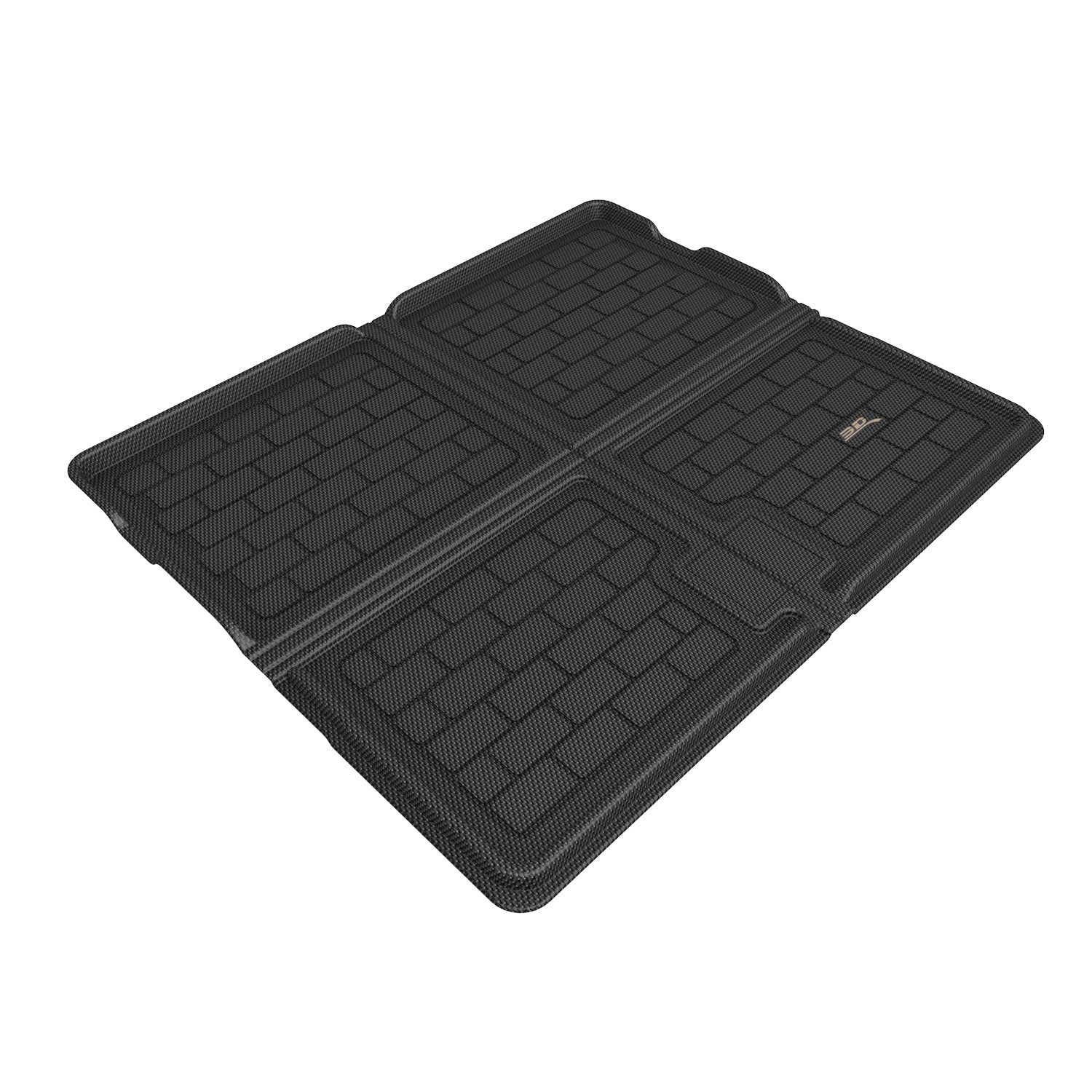 3D Maxpider 2025-2026 Porsche Macan Electric Kagu Black Foldable Cargo Liner M1PO0281309