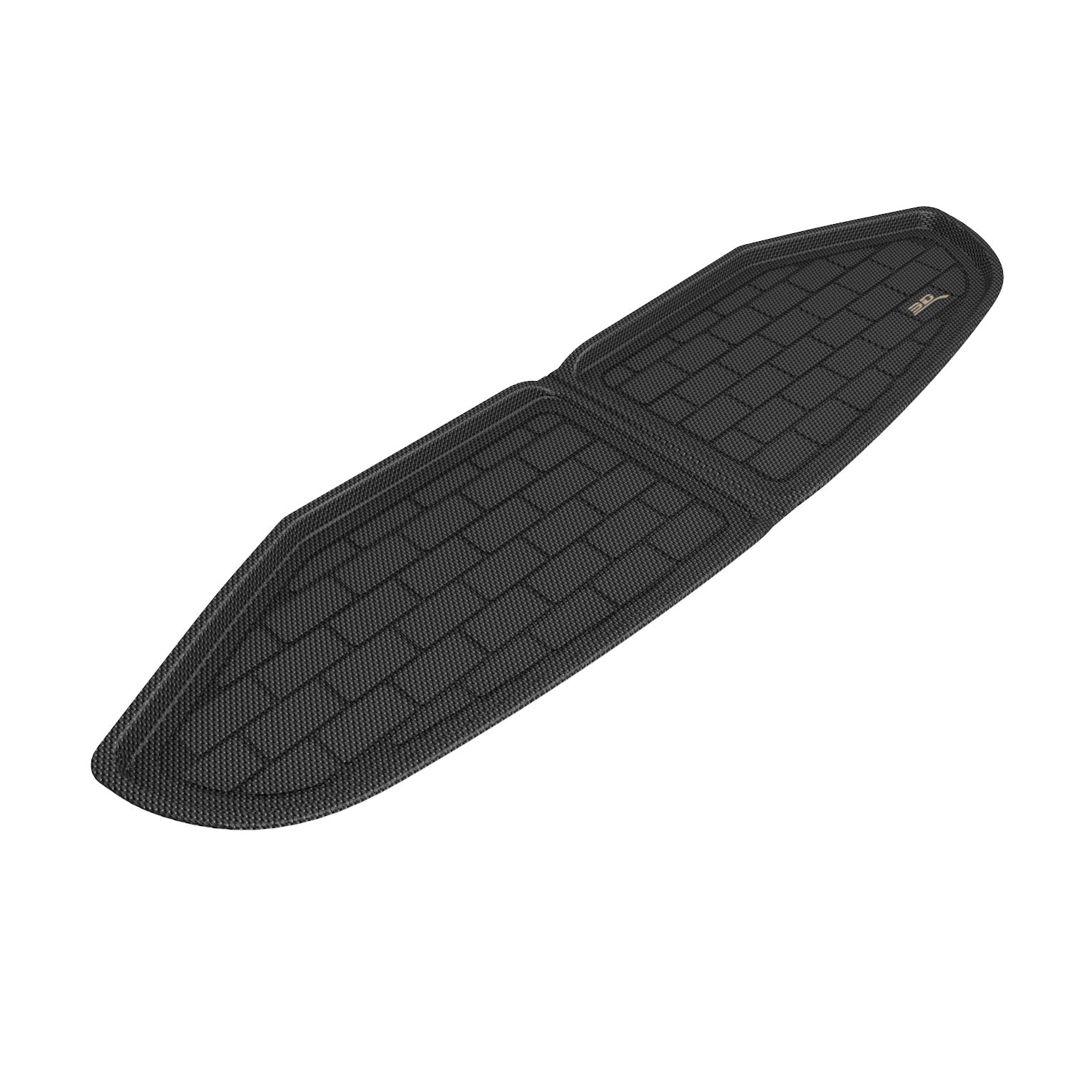 3D Maxpider 2024 Tesla Cybertruck Kagu Black Foldable Front Cargo Liner M1TL0511309