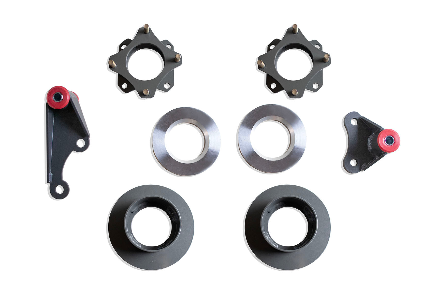 MaxTrac Suspension 2024-2026 Toyota Tacoma 6-Lug 2025-2026 Toyota 4Runner 4WD 3" Front 1" Rear Spacer Kit With Diff Drop MP886131-4