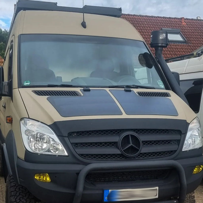 Lensun 2006-2018 Mercedes-Benz Sprinter 2nd Gen 80W Hood Bonnet Solar Panel