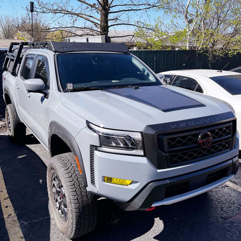 Lensun 2022-2025 Nissan Frontier 85W Hood Flexible Solar Panel