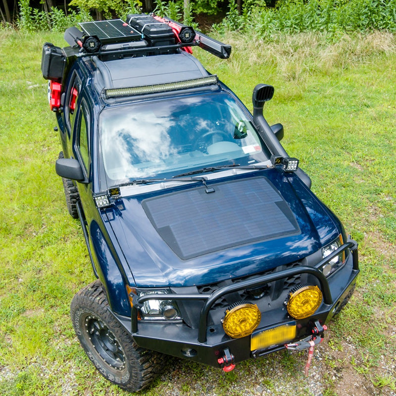 Lensun Nissan Xterra 1st 2nd Gen 100W Hood Bonnet Flexible Solar Panel