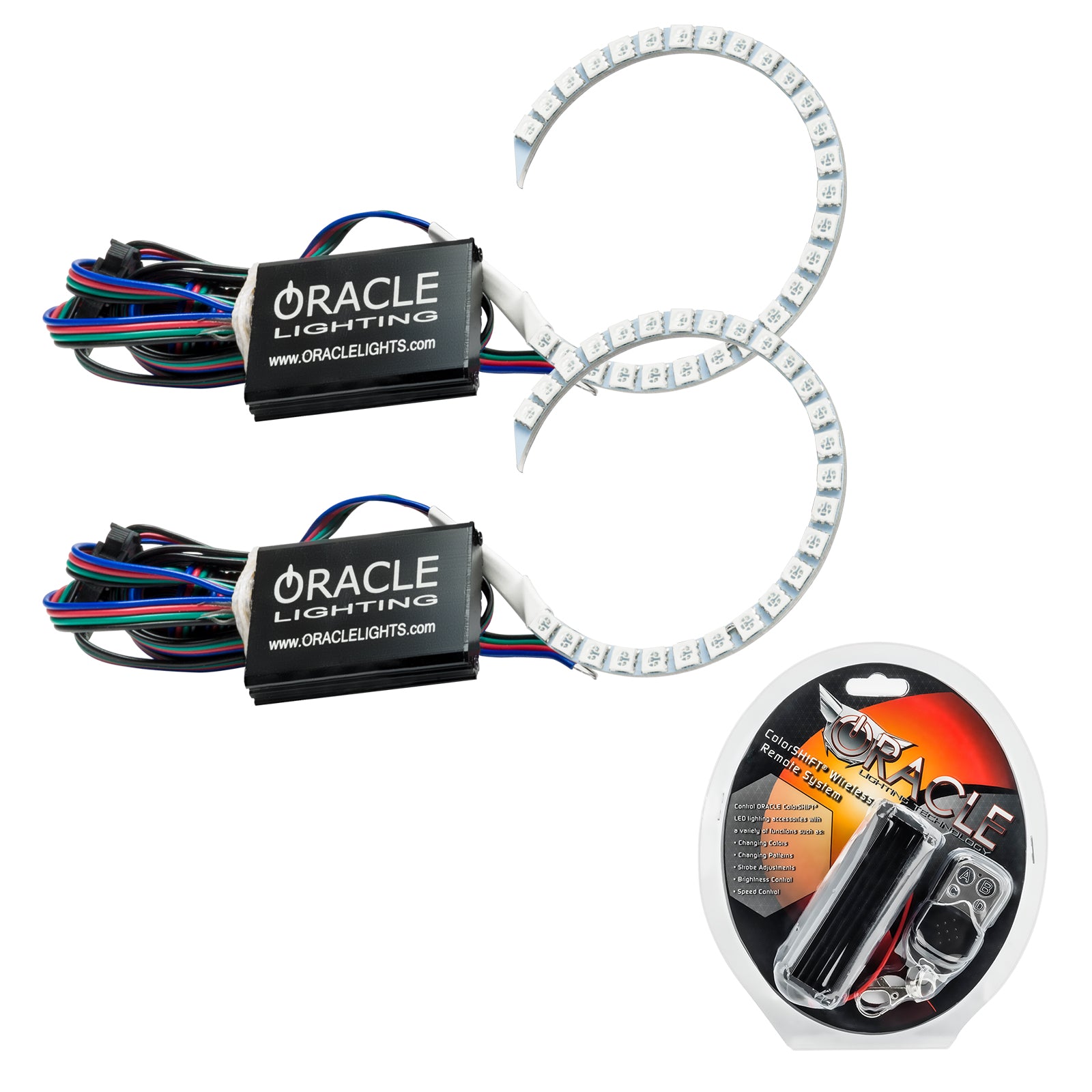 Oracle Lighting 2018-2022 Ford Mustang LED Headlight Halo Kit 1347-330